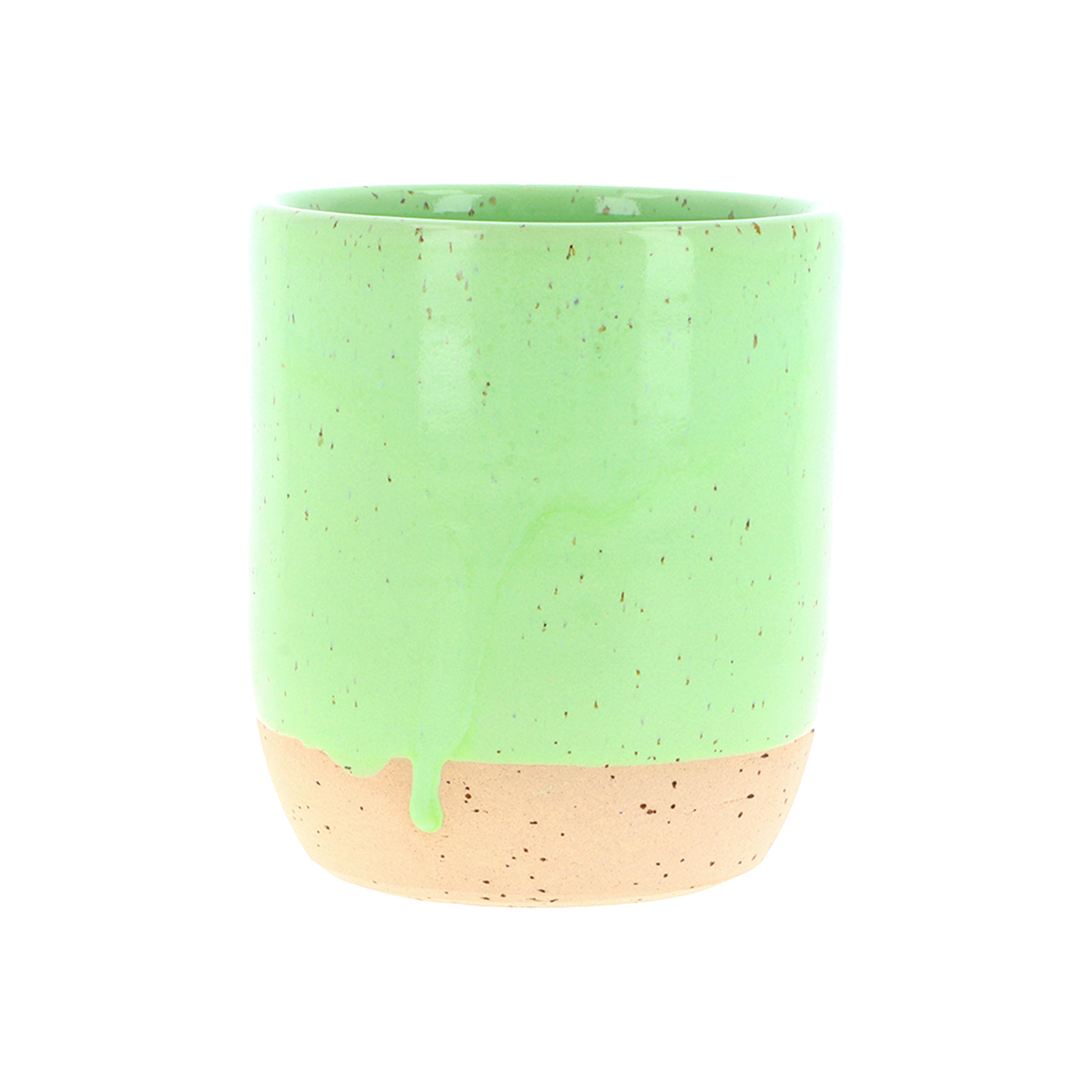Brüstuck Steingut CÁDIZ Keramikbecher Mint | Handgemachte Tasse kaufen 1