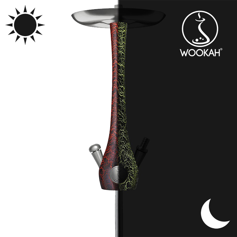 Wookah Set: Lumi Red Body & Starry Night Bowl 2