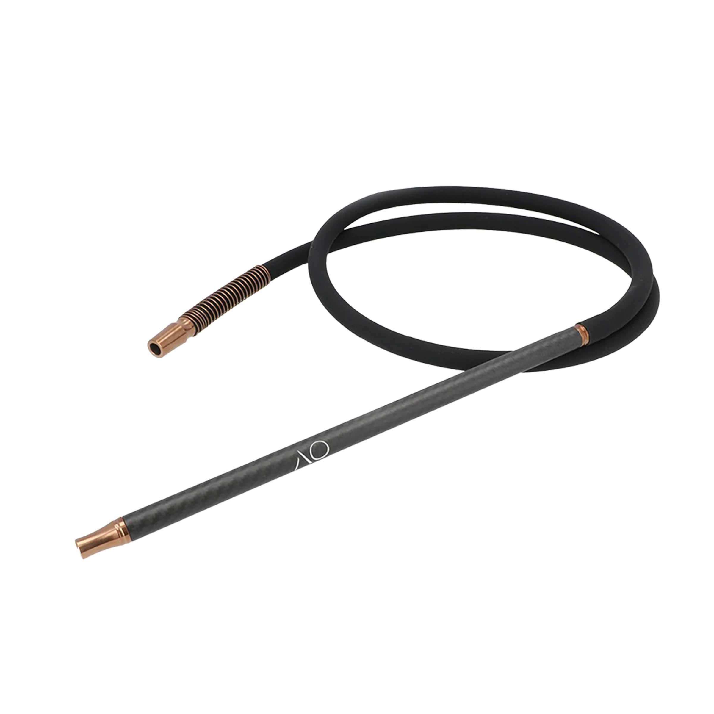 AO - Carbon - Hose Set -  mat Black Stainless Steel 18/8 - Rosé Gold