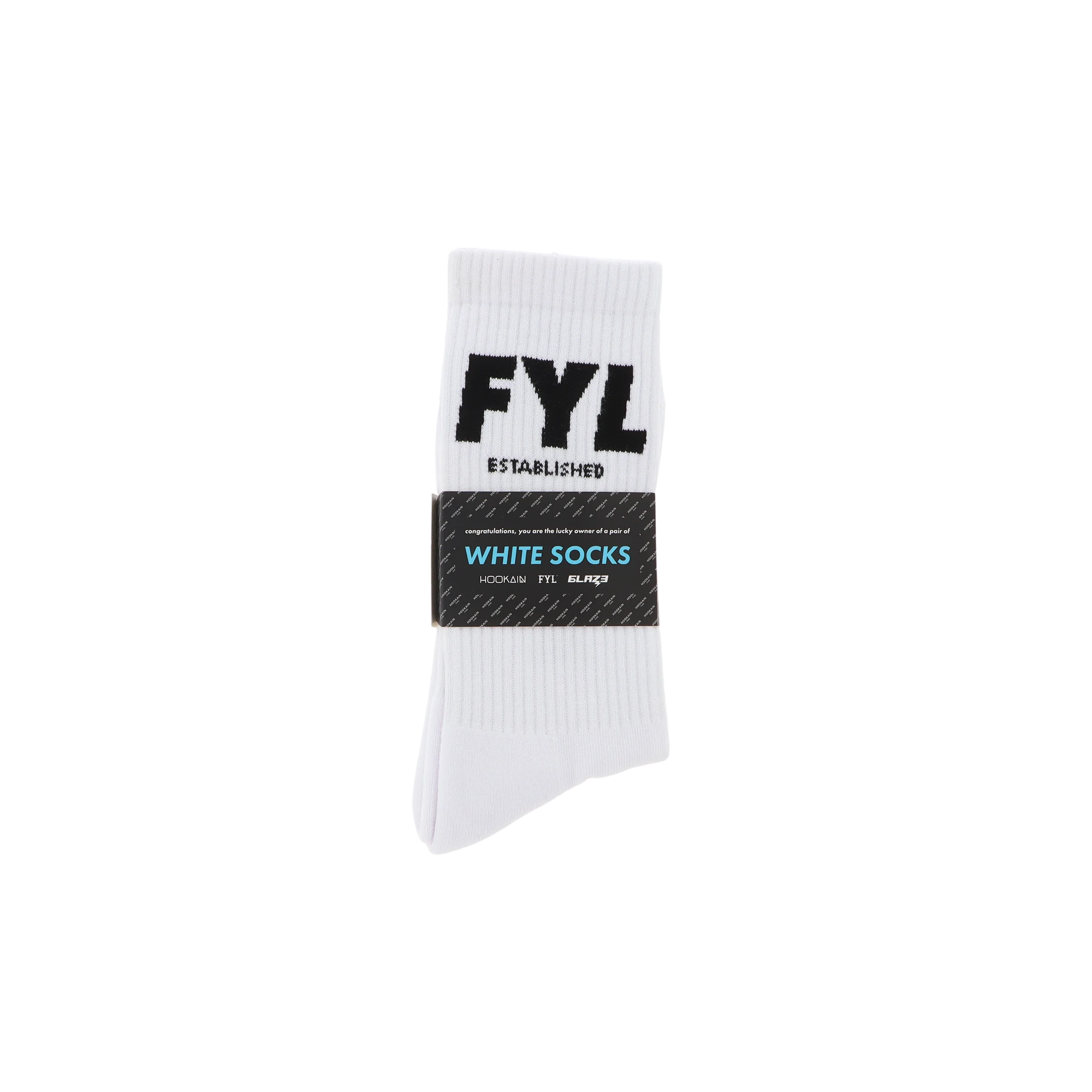 White Socks - Hookain - Fyl - Block - M