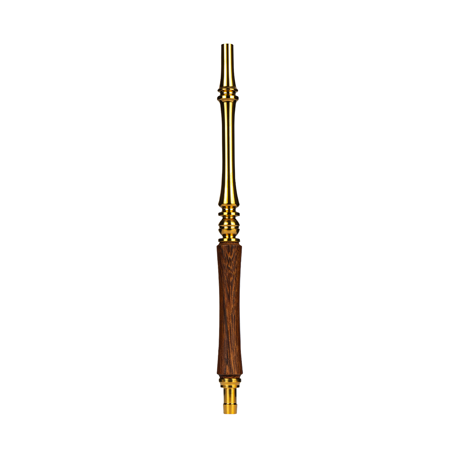 Moze Mouthpiece Tradi Gold &ndash; Edelstahl & Holzgriff 1