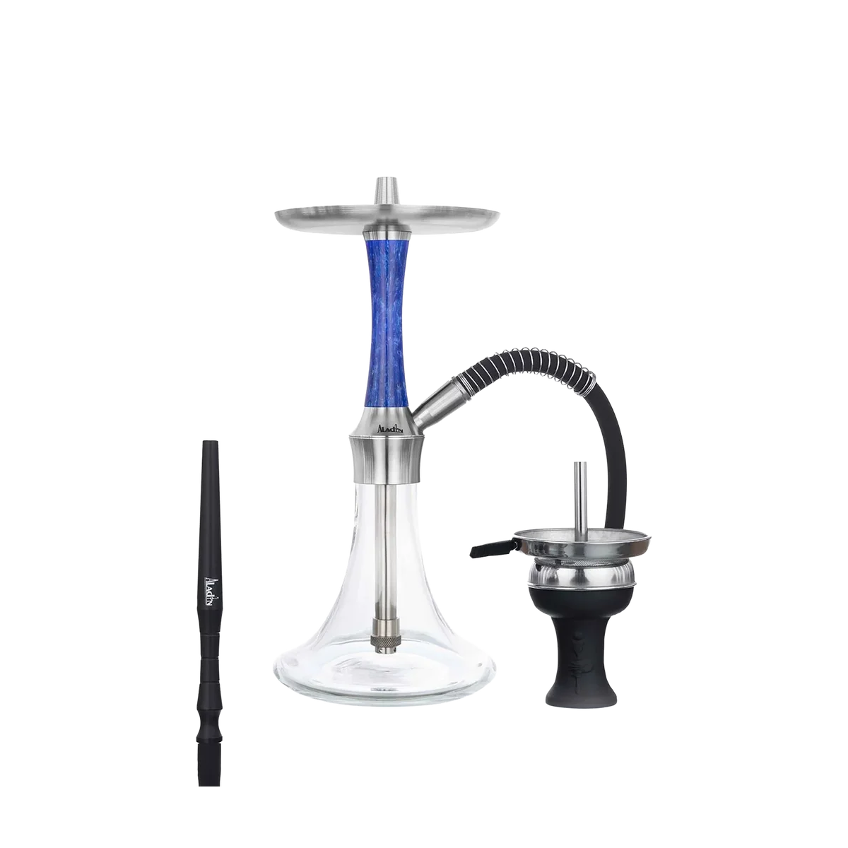 Aladin EPOX 360 Blue Sky Flat Shisha &ndash; 9 Blow-Offs & Edelstahl 1