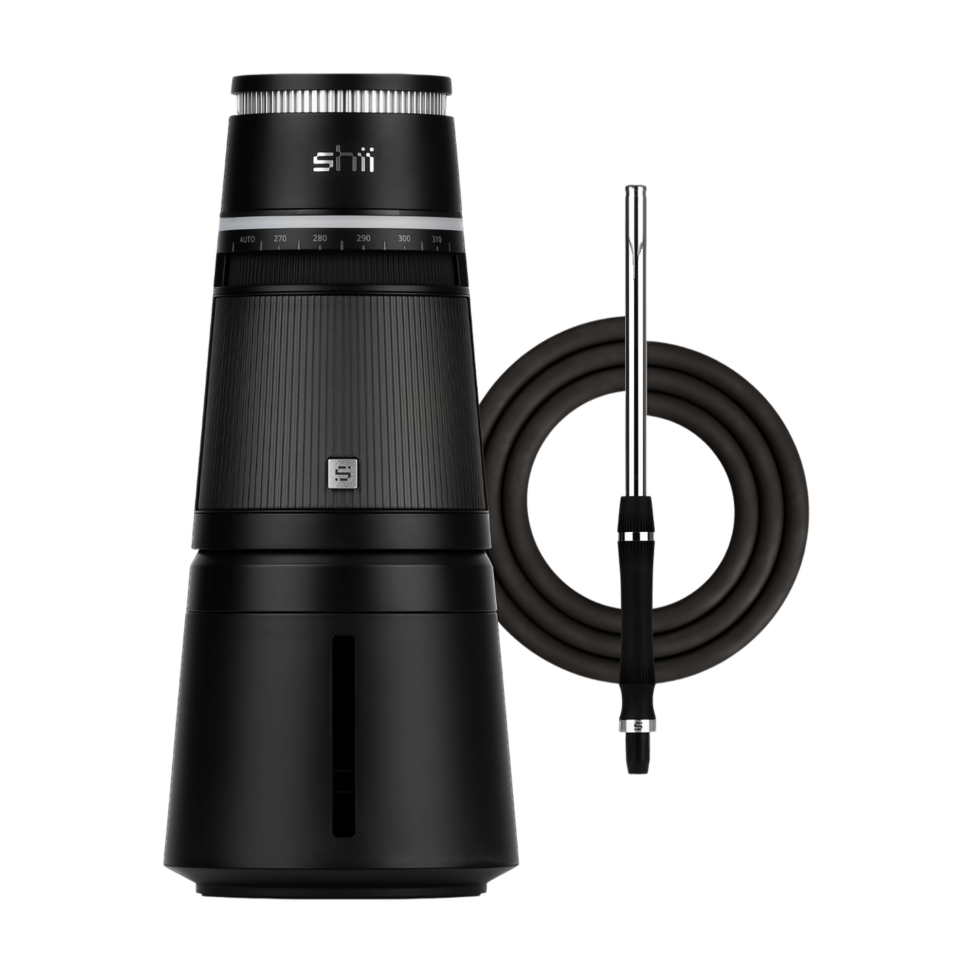 shii Ink Black mit Soft-Touch-Schlauch und Mundst&uuml;ck
