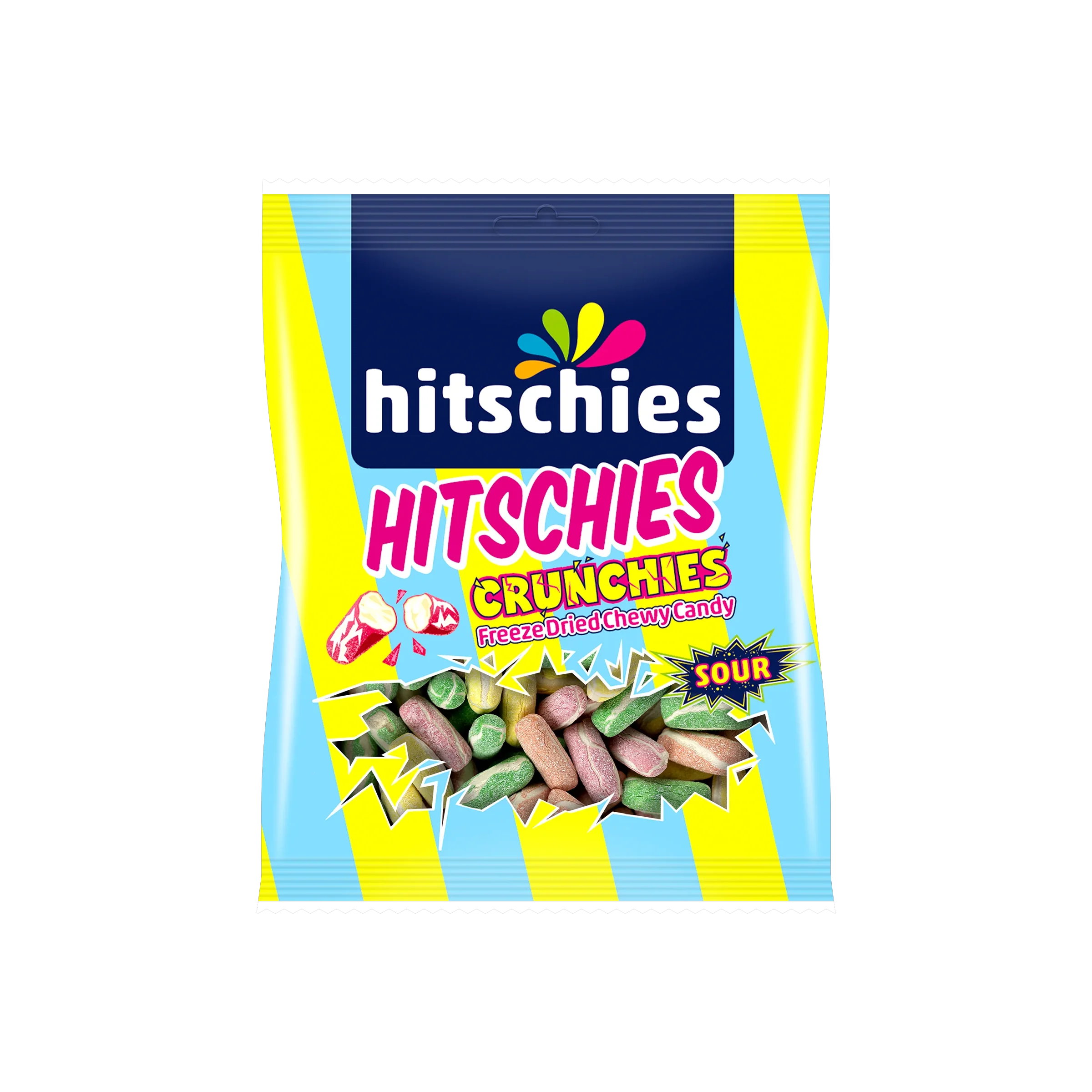 Hitschies - Kaubonbon Crunchies Sour Mix - 75 g 2