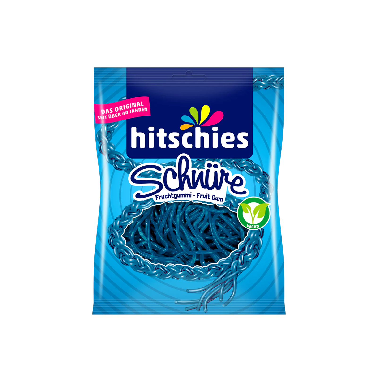 Hitschies - Schnüre - Blau - Himbeere -125 g 2