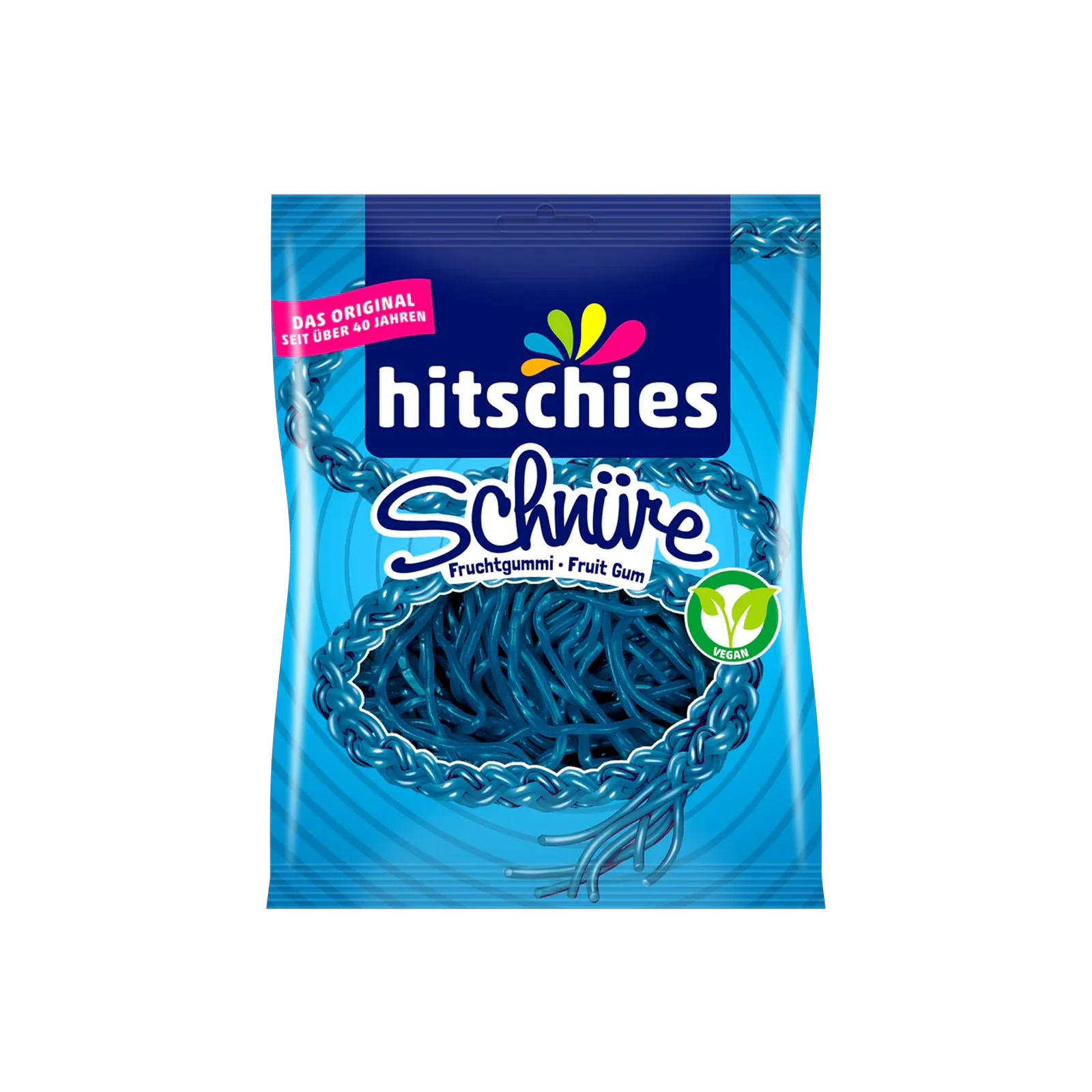 Hitschies - Schnüre - Blau - Himbeere -125 g 2