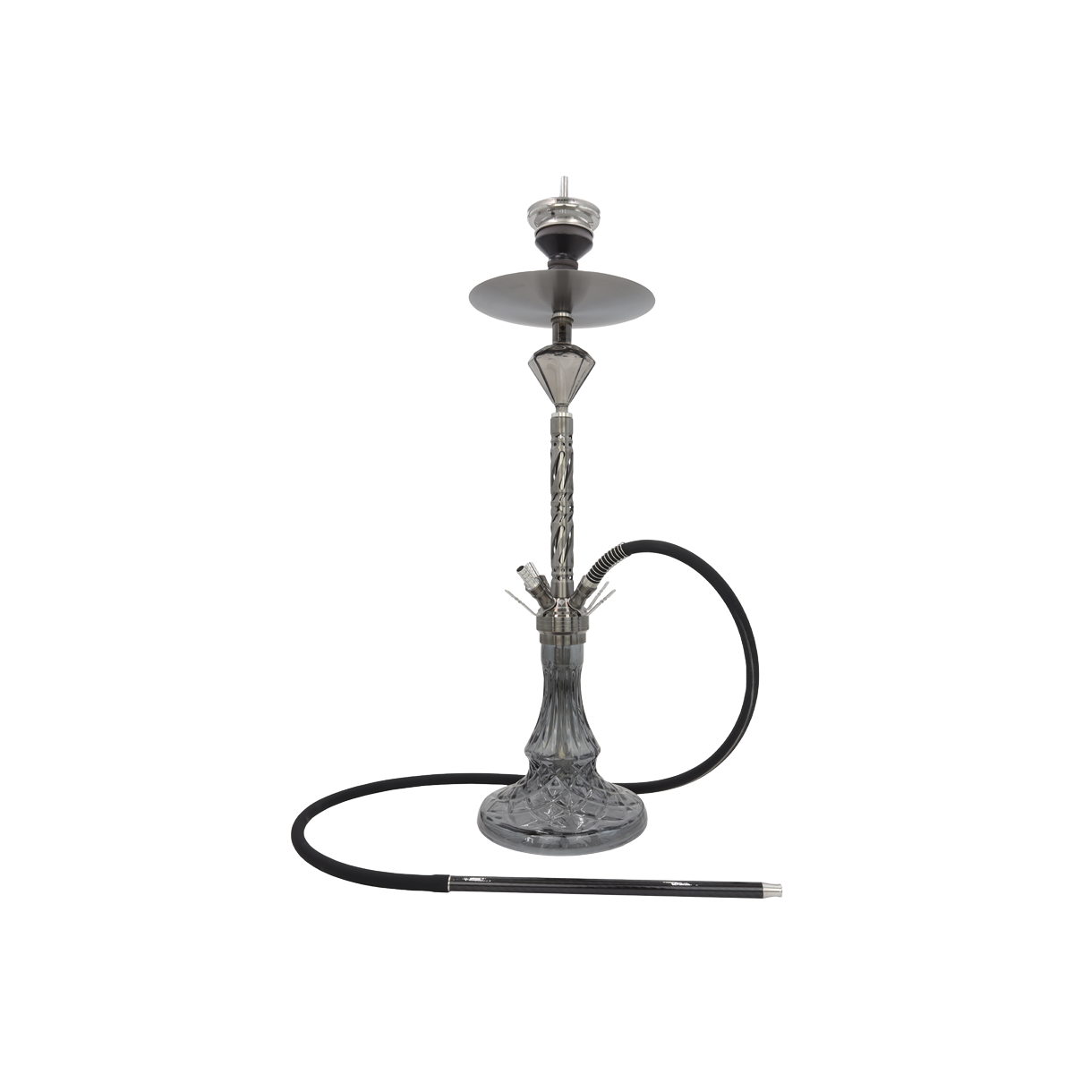 Diamond Hookah - Huracann 11.00 - Silver