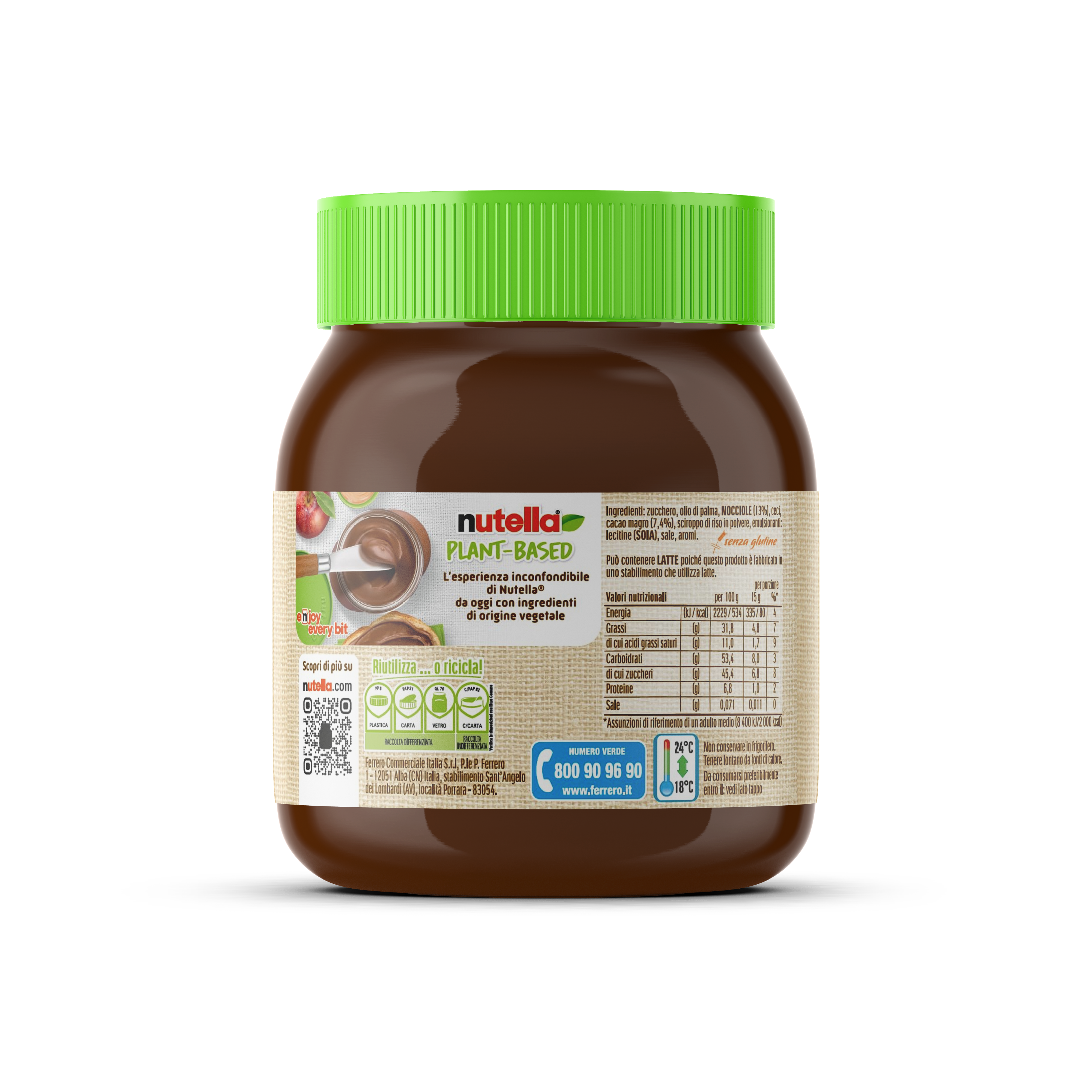 Ferrero Nutella Planet Based 350 g | Veganer Brotaufstrich online 3