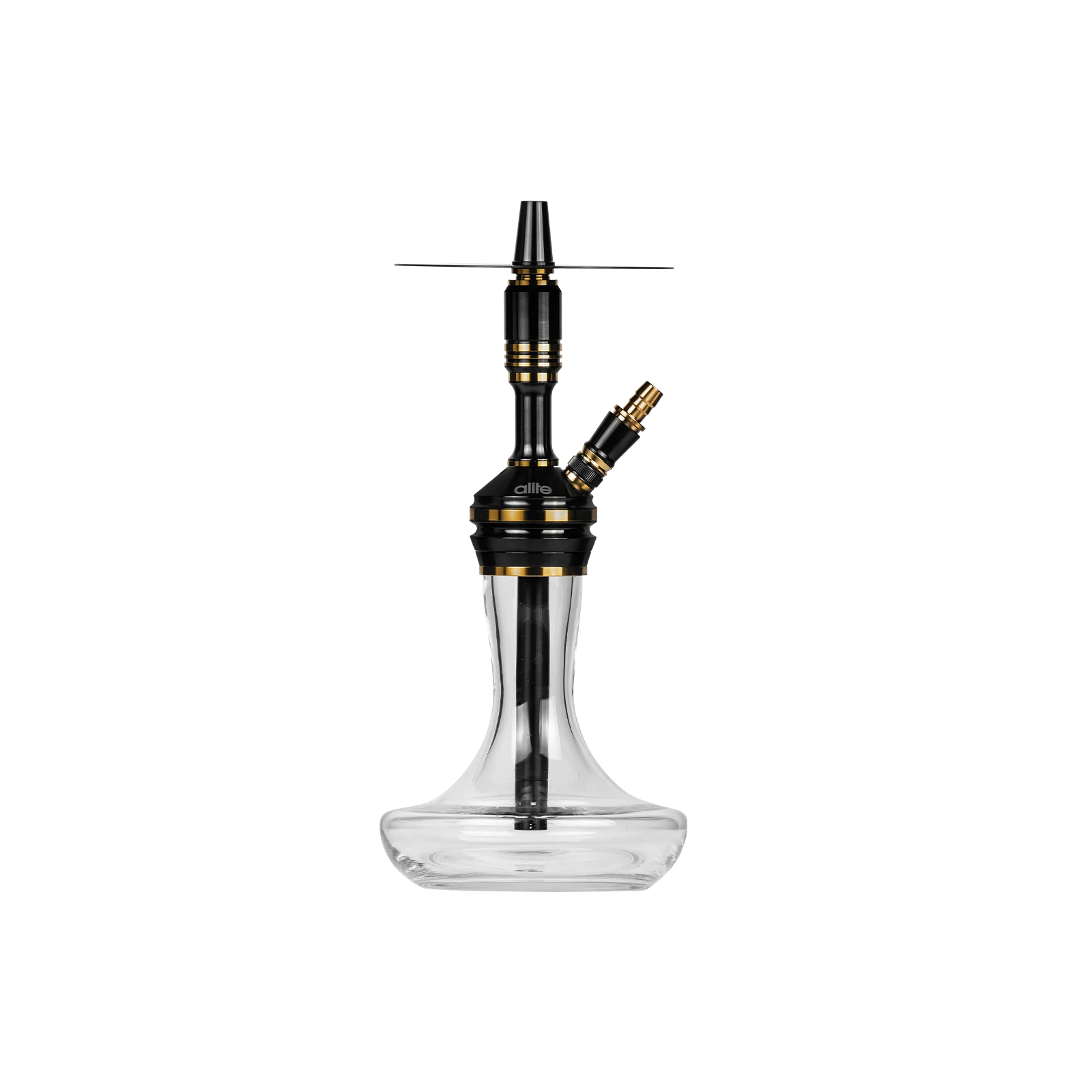 Alite Bash Mini Lounge Black/Gold: Kompakte Edelstahl-Shisha 2 Alite Bash Mini Lounge Black/Gold: Kompakte Edelstahl-Shisha 2