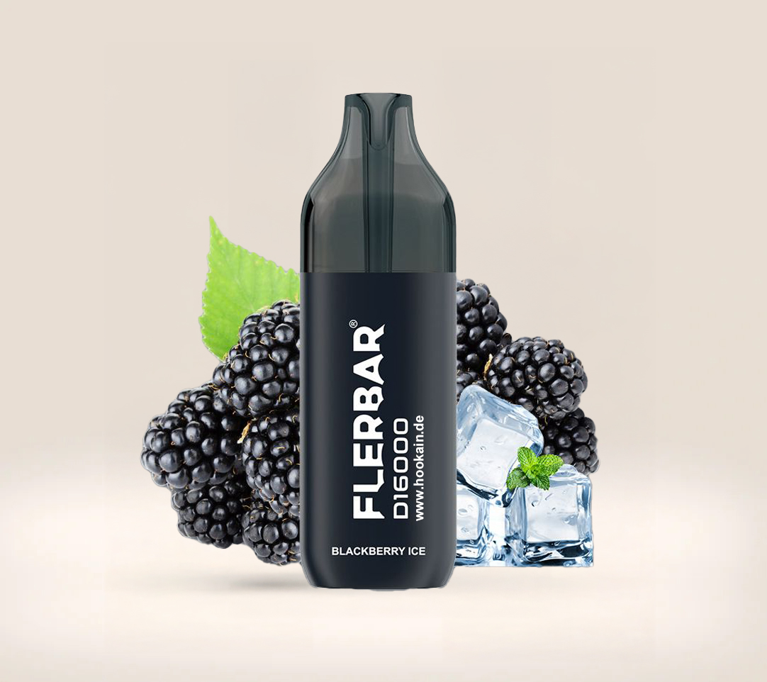 Flerbar D16000 Blackberry Ice 12ml E-Zigarette – bis 16000 Züge
