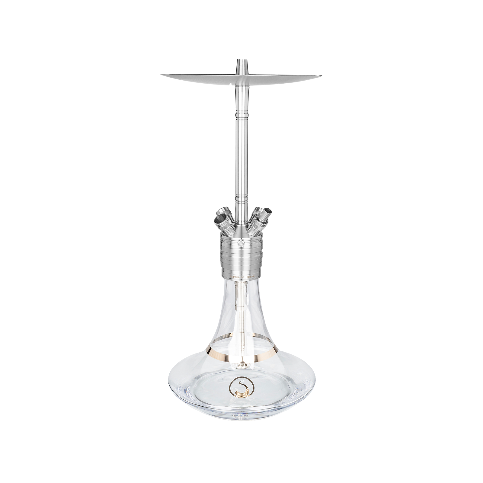 Steamulation Gen. III Clear Shisha – Premium 4-Schlauch Wasserpfeife 1