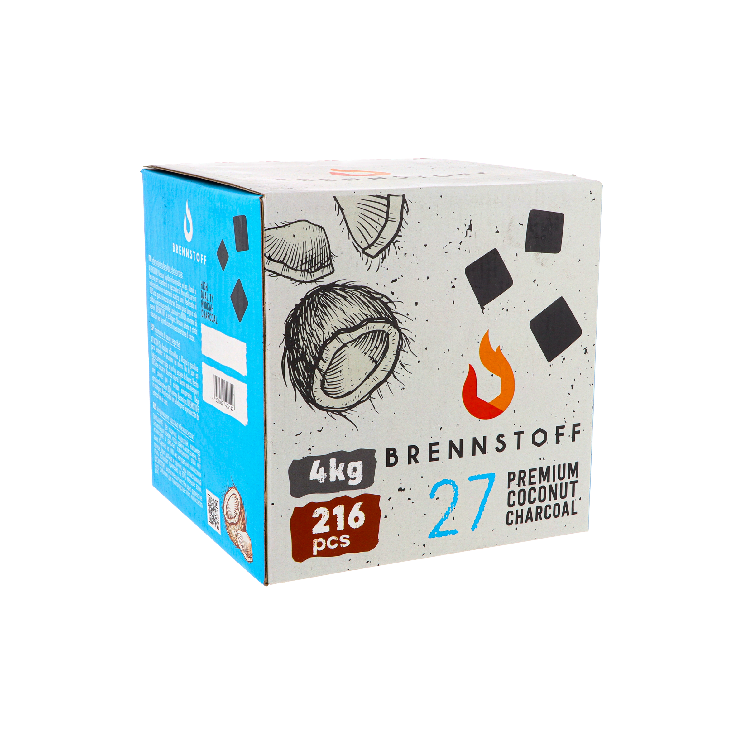 Kopie von Brennstoff - Shisha - Cubes - 27-pack - 4 kg