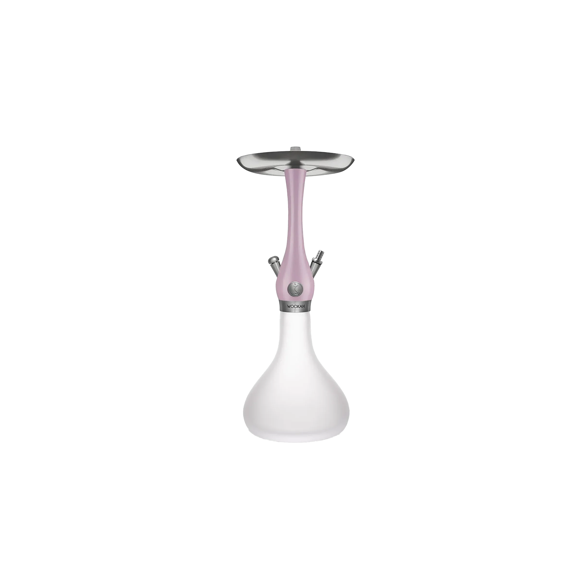 WOOKAH Mini Shisha Set – Mauve Body & Misty Smooth Vase – Exklusives Bundle