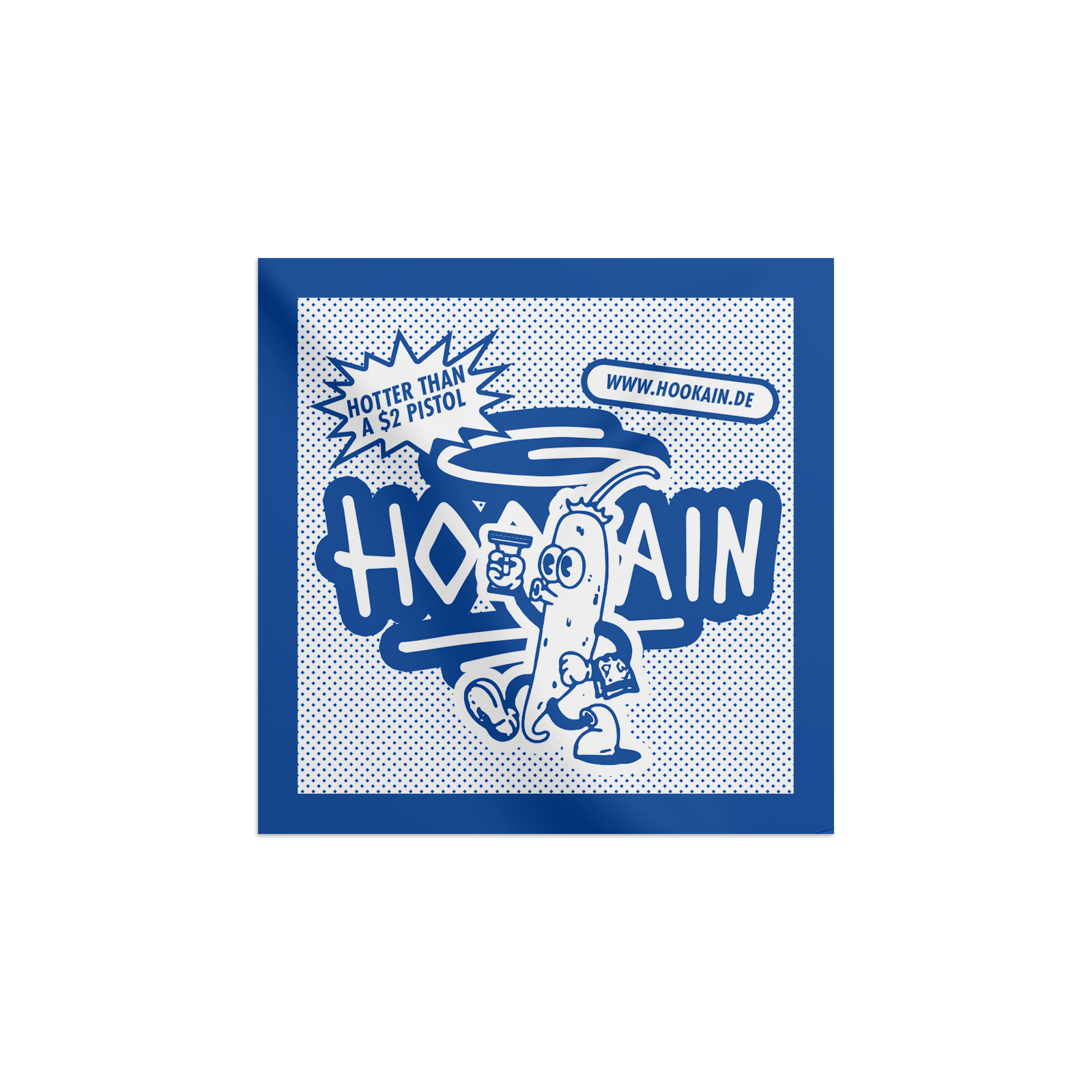 Hookain - Sticker - Pepper Pistol - Lustige Party Aufkleber - 7.4 x 7.4 cm