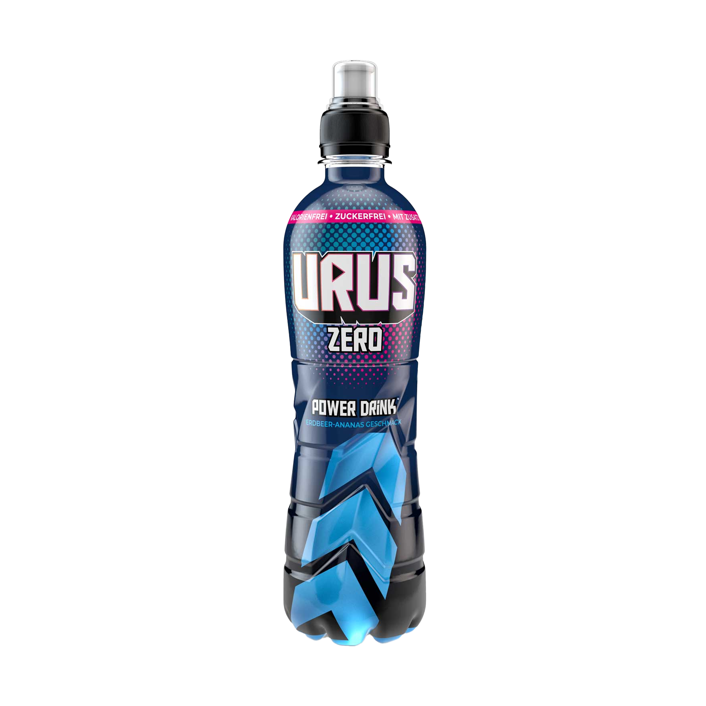 Urus - Power Drink - Erdbeer und Ananas - Zero - 500 ml