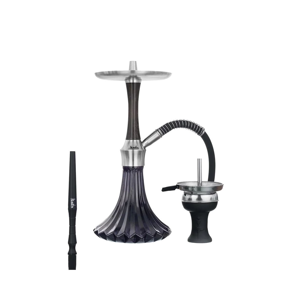 Aladin Epox 360 Pro Black Mode Shisha &ndash; 9 Blow-Offs, Edelstahl 1