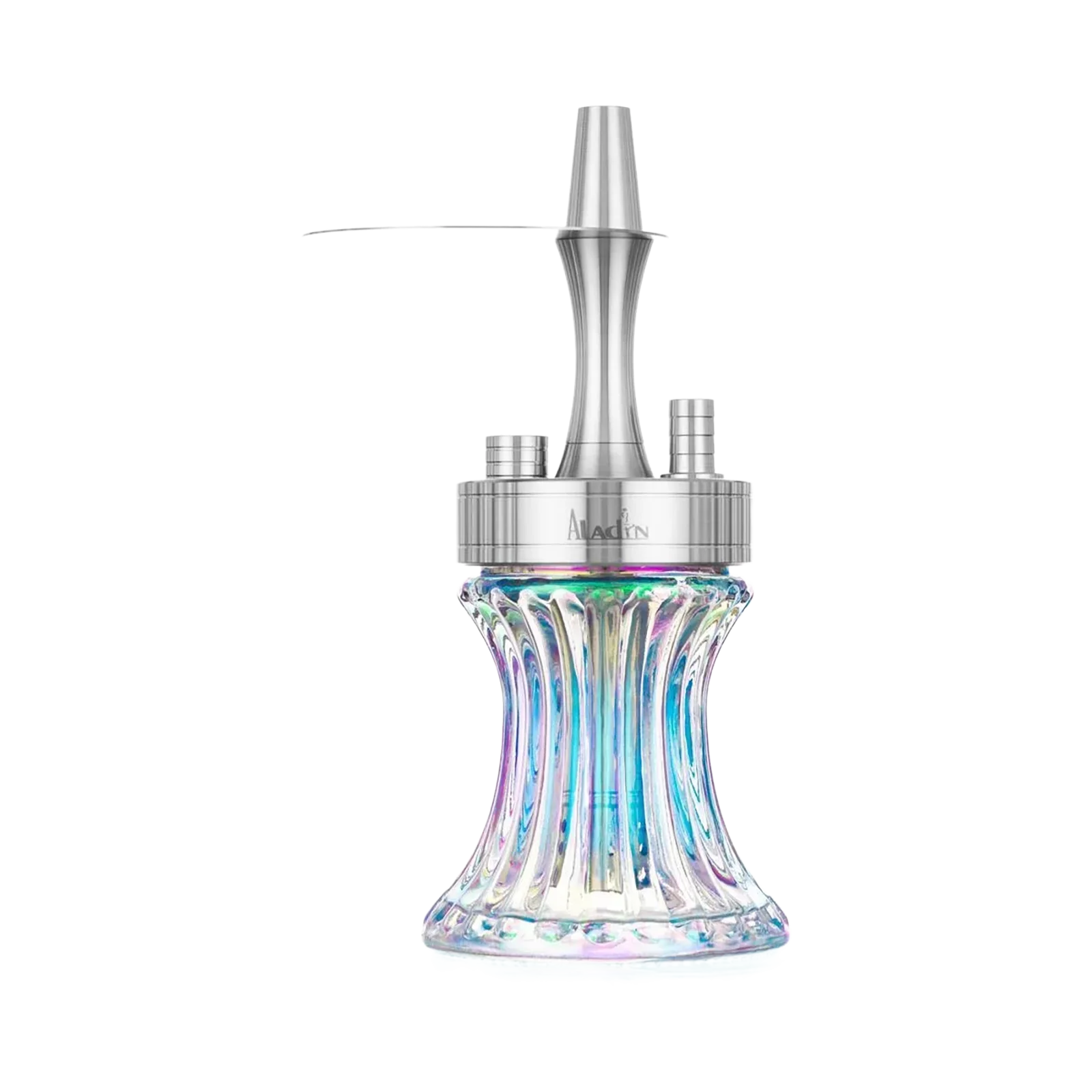 Aladin 2GO Shiny Clear 23 cm Shisha mit Tasche – Robust & Kompakt2