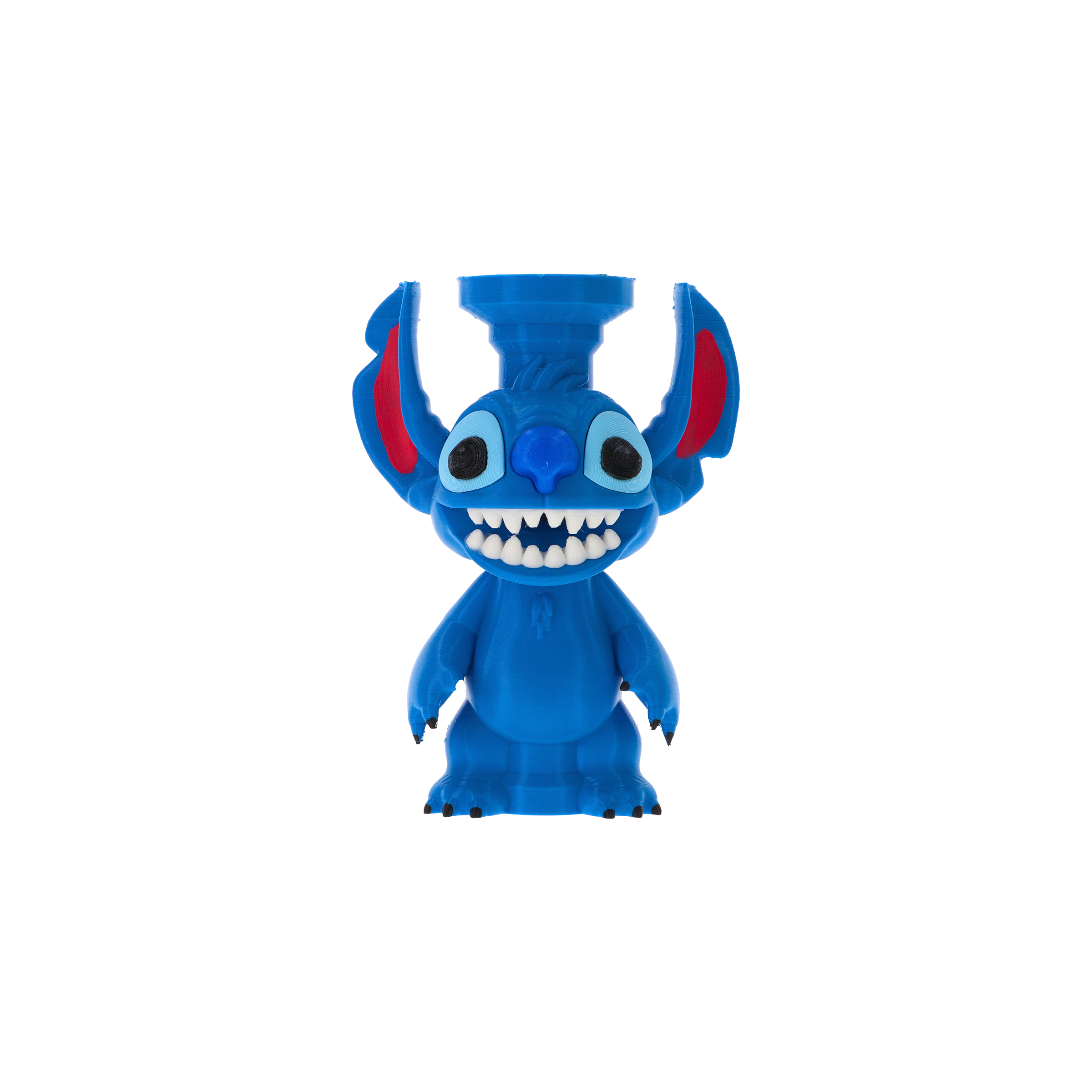 3D Blow-off Sleeve - Blaues Katzentier