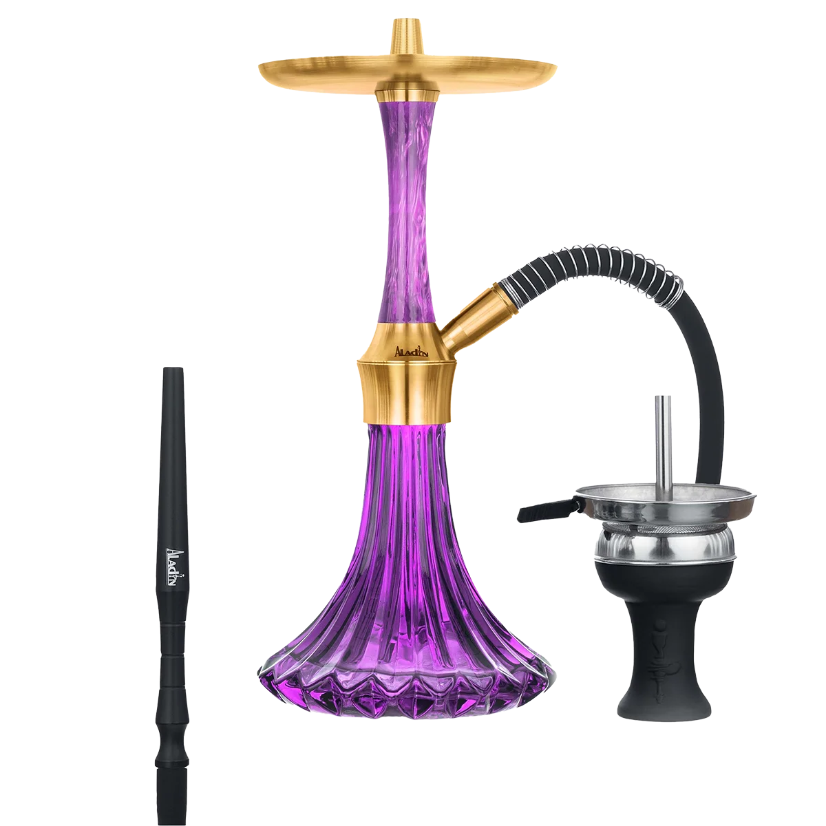 Aladin Shisha EPOX 360- Purple Gold Pattern Online kaufen