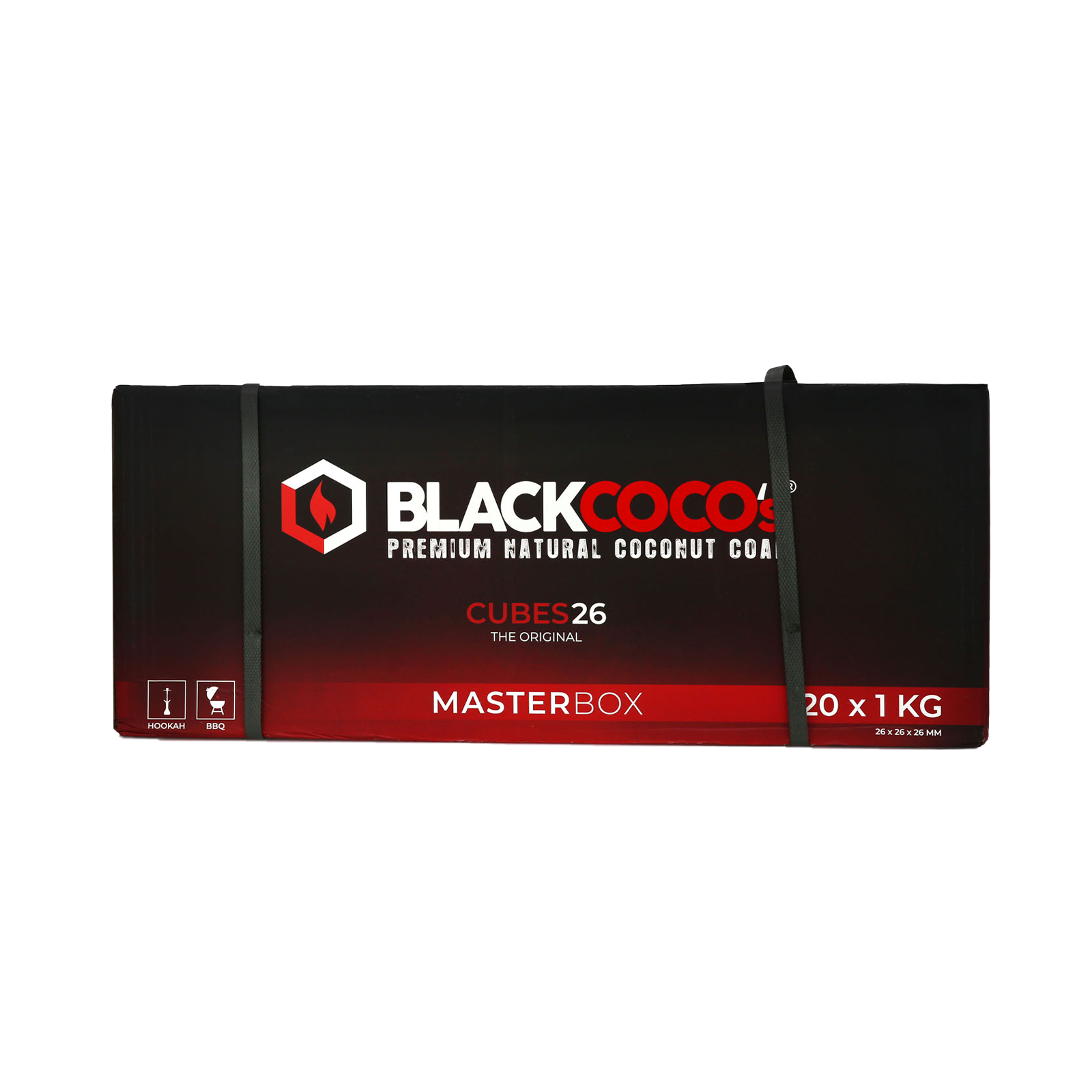 Black Coco's - Naturkohle -  Cubes 26 - Masterbox - 20 kg 1