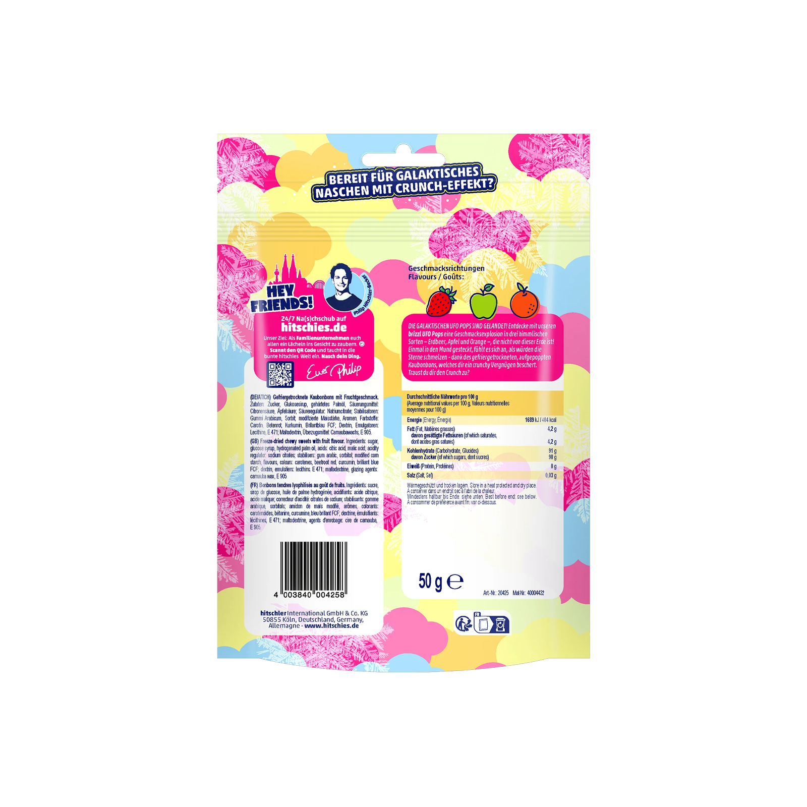 Hitschies - Brizzl UFO Pops - 50 g 3