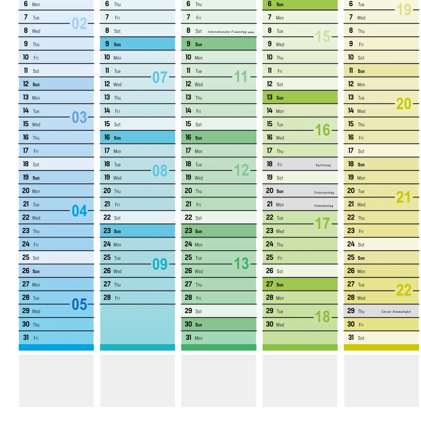 Hookain Wandkalender 2025 – XXL A1 Kalender mit allen Terminen & Feiertagen 4 Hookain Wandkalender 2025 – XXL A1 Kalender mit allen Terminen & Feiertagen 4