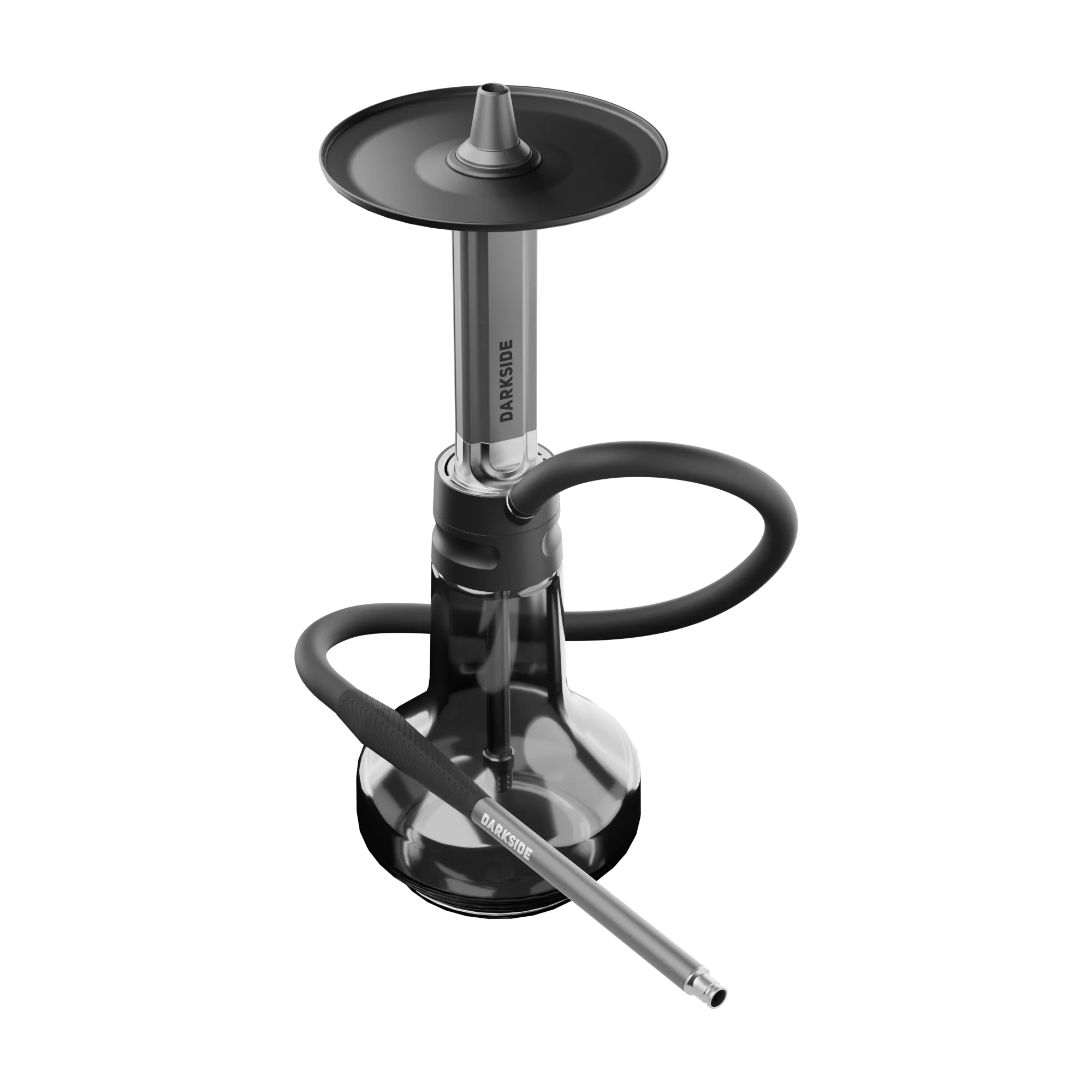 Darkside EVO Grau mit Glasbowl, Schlauch und Mundst&uuml;ck