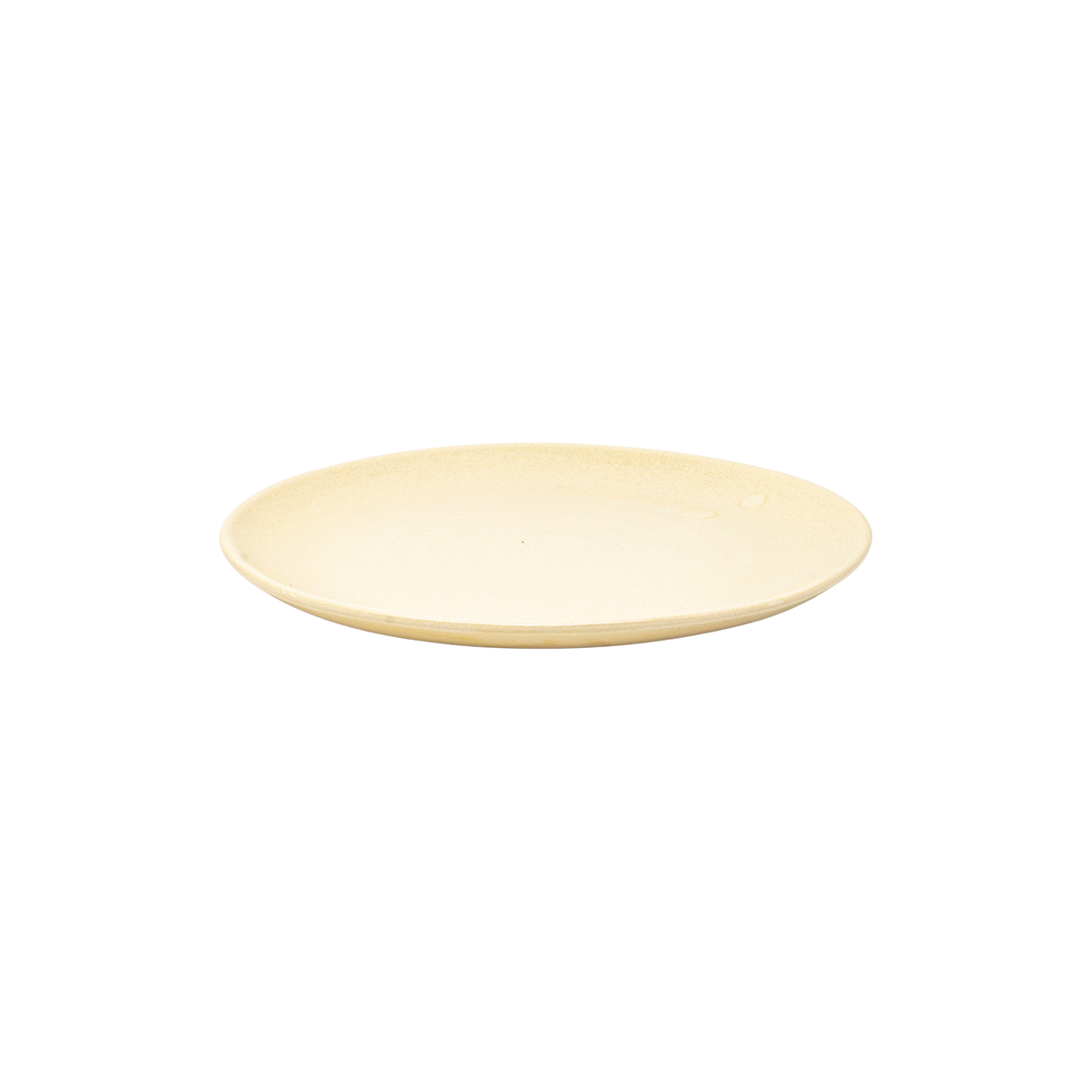 BR&Uuml;STUCK STEINGUT - PLATE - SNACK - FOSSIL