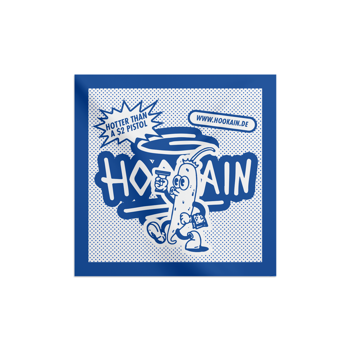 Hookain - Sticker - Pepper Pistol - Lustige Party Aufkleber - 7.4 x 7.4 cm
