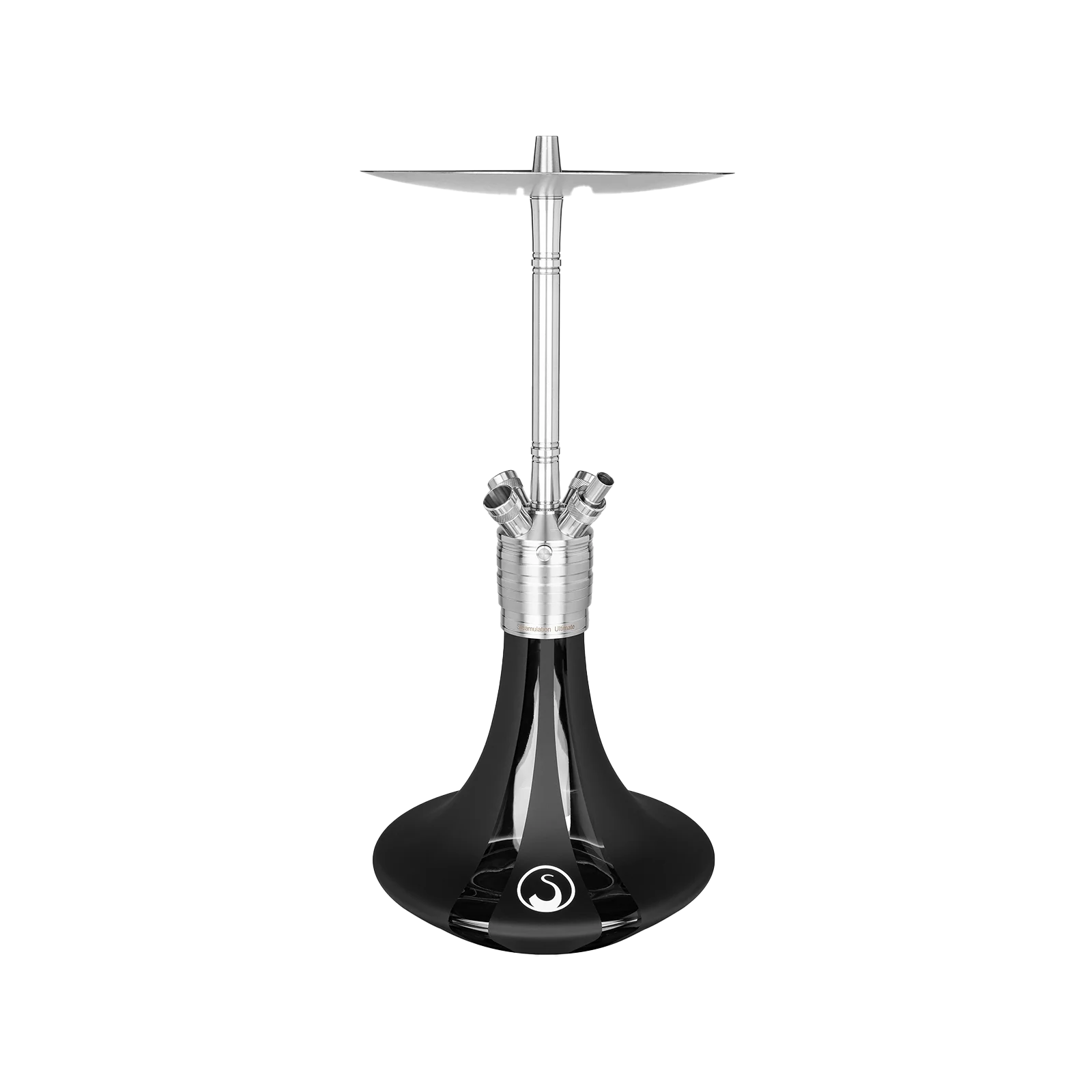 Steamulation Gen. III Black Matt Shisha – Premium 4-Schlauch Wasserpfeife 1