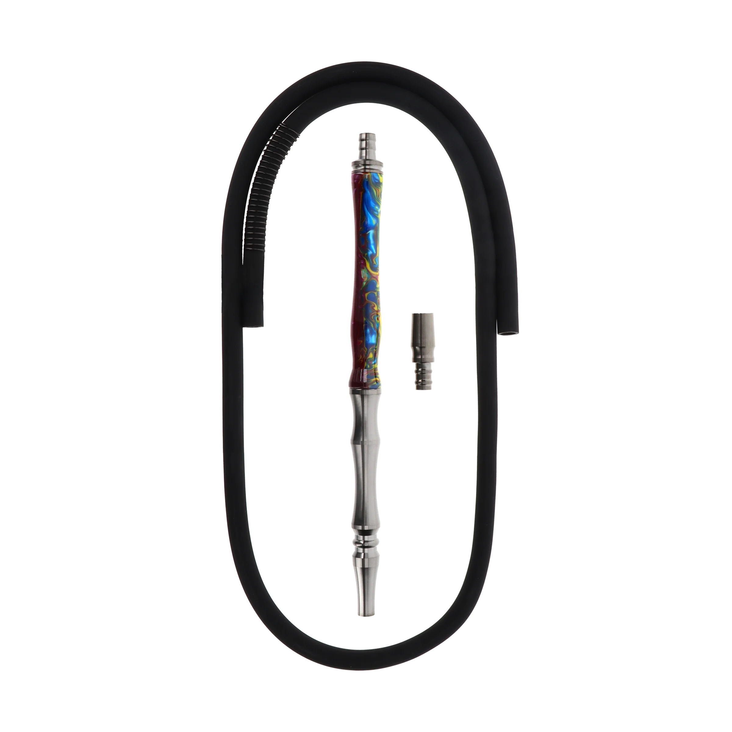 Invi - Recursion - - Hose Set -  - Stainless Steel - 18/8 - Gun Metal - Blue - Yellow - Lila