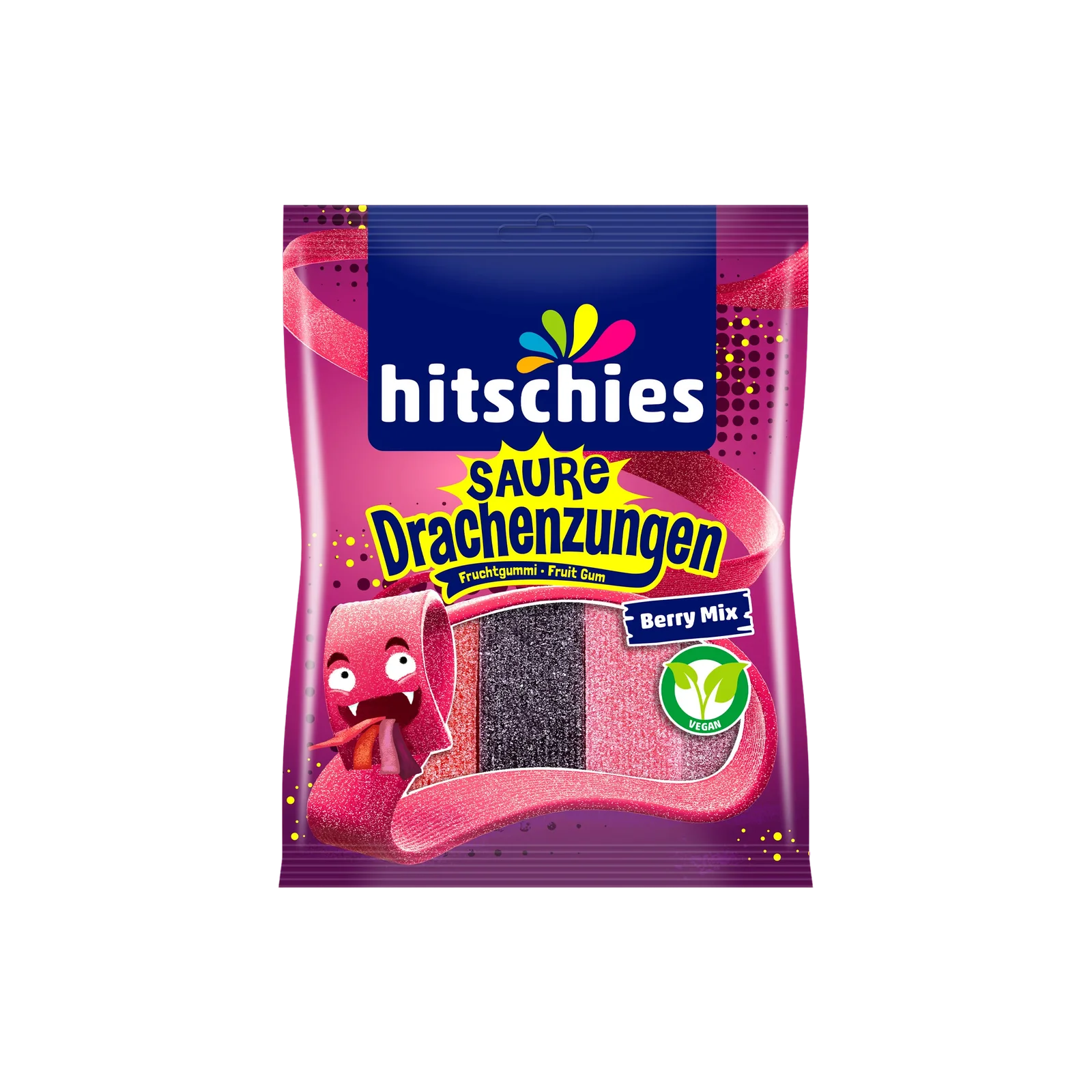 Hitschies - Saure Drachenzungen - Berry Mix - 125 g 1