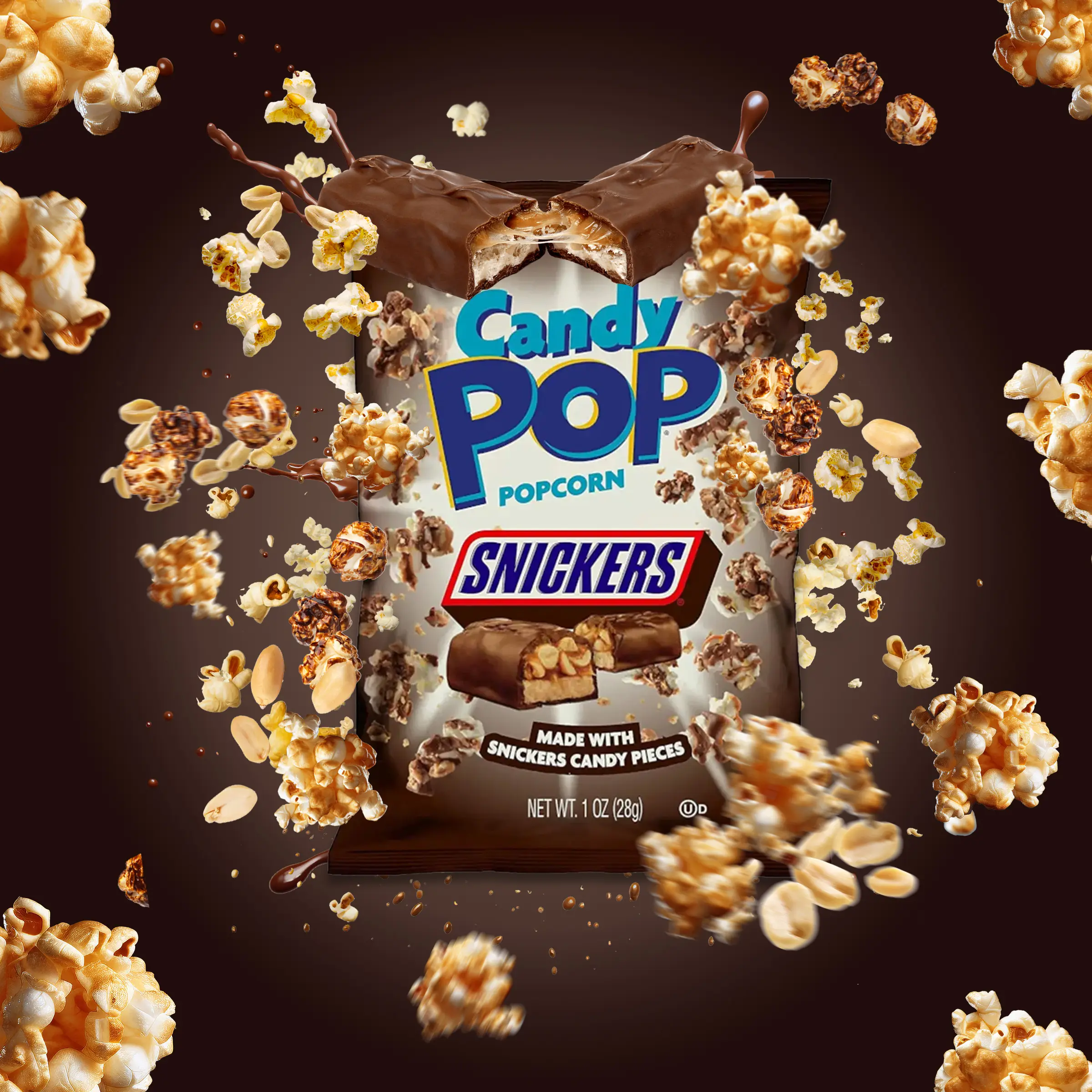 Candy Pop - Popcorn - Snickers - 28 g | Amerikanische Snacks, Süßigkeiten und Drinks günstig online kaufen - Hookain Candy-Onlineshop 1 Candy Pop - Popcorn - Snickers - 28 g | Amerikanische Snacks, Süßigkeiten und Drinks günstig online kaufen - Hookain Candy-Onlineshop 1