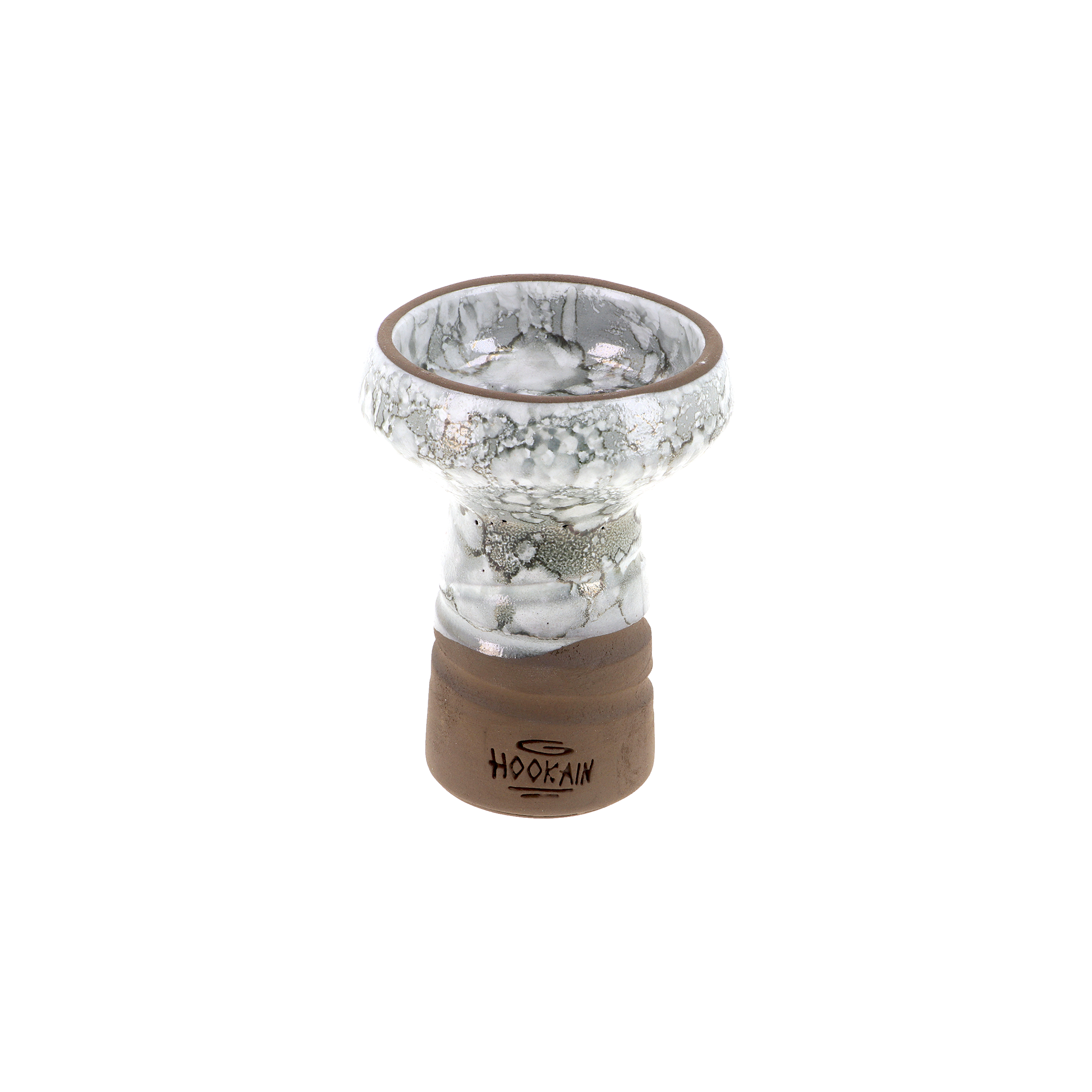 Drip Bowl V2 5 Hole Cracked Silver | Handgefertigte Shisha-Köpfe 1 Drip Bowl V2 5 Hole Cracked Silver | Handgefertigte Shisha-Köpfe 1