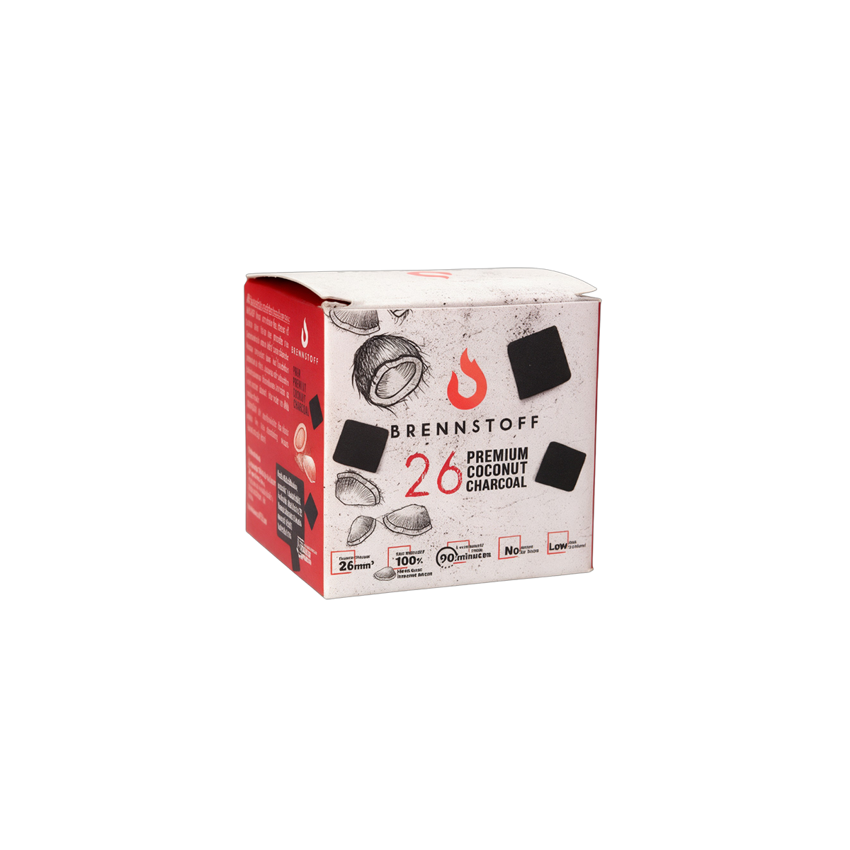 Brennstoff - 8 x Promo Pack - Shisha Cubes - 26 mm - 120 g