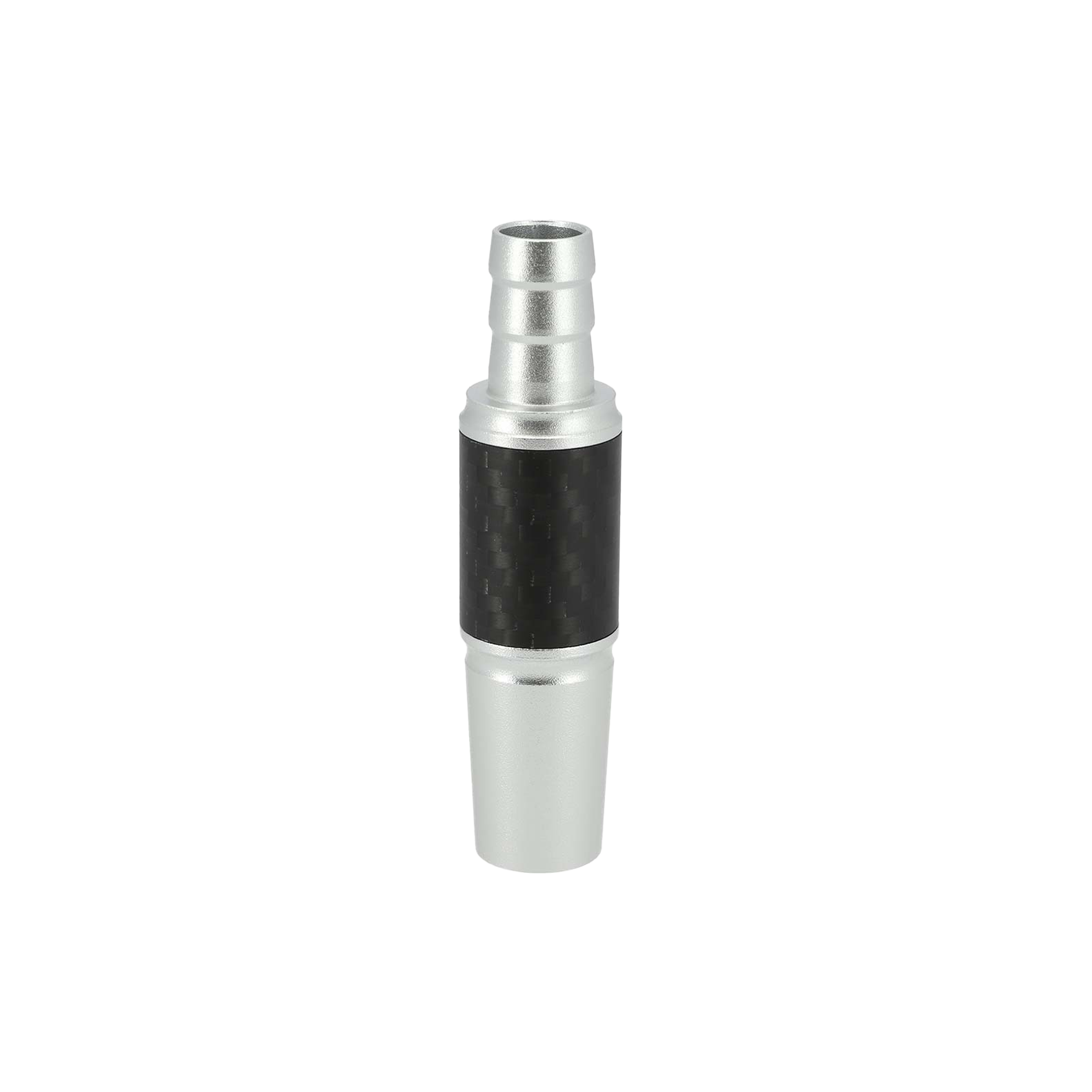 Invi - Schlauchanschluss - Alu - Carbon - 18/8 - Silver