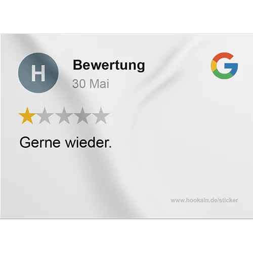 Bewertung - Gerne Wieder