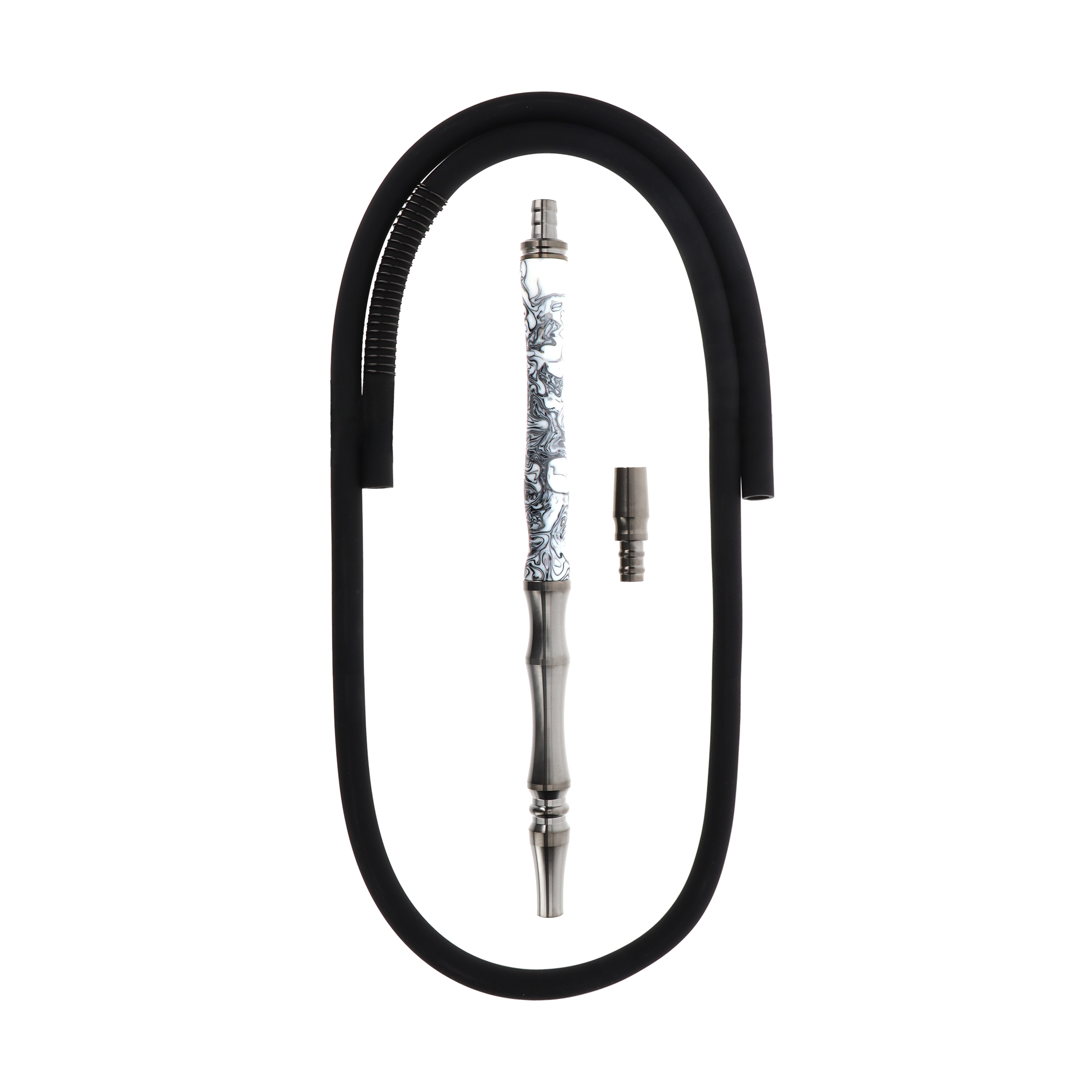 Invi - Recursion - - Hose Set -  - Stainless Steel - 18/8 - Gun Metal - Black - Weiss