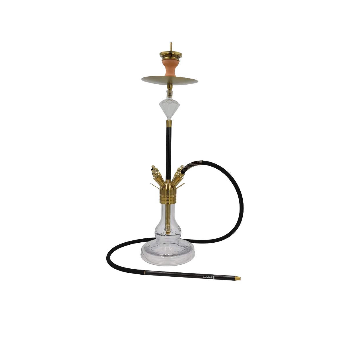 Diamond Hookah - Carbonado - Gold 8.0