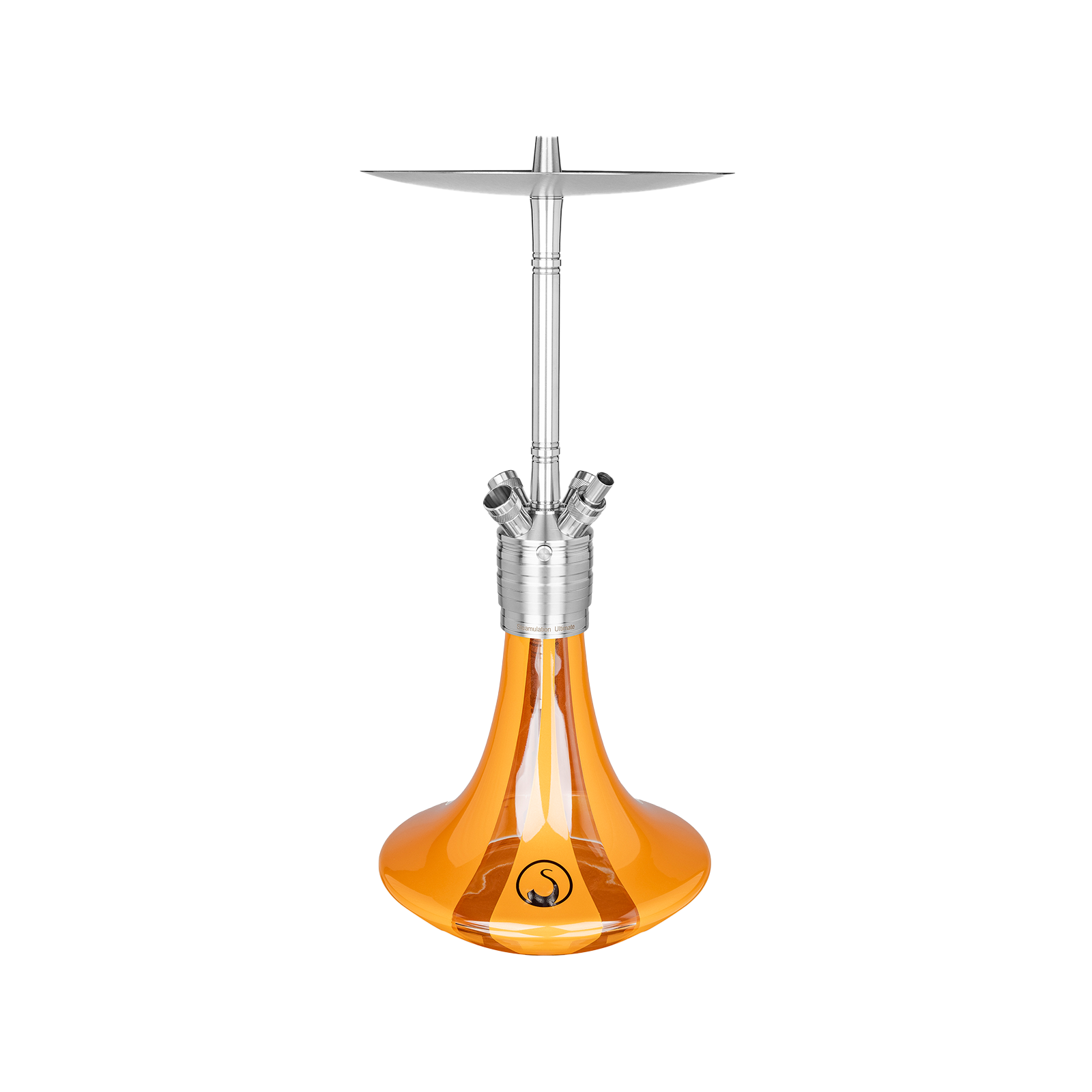Steamulation Gen. III Orange Metallic Shisha – Premium 4-Schlauch Wasserpfeife 1