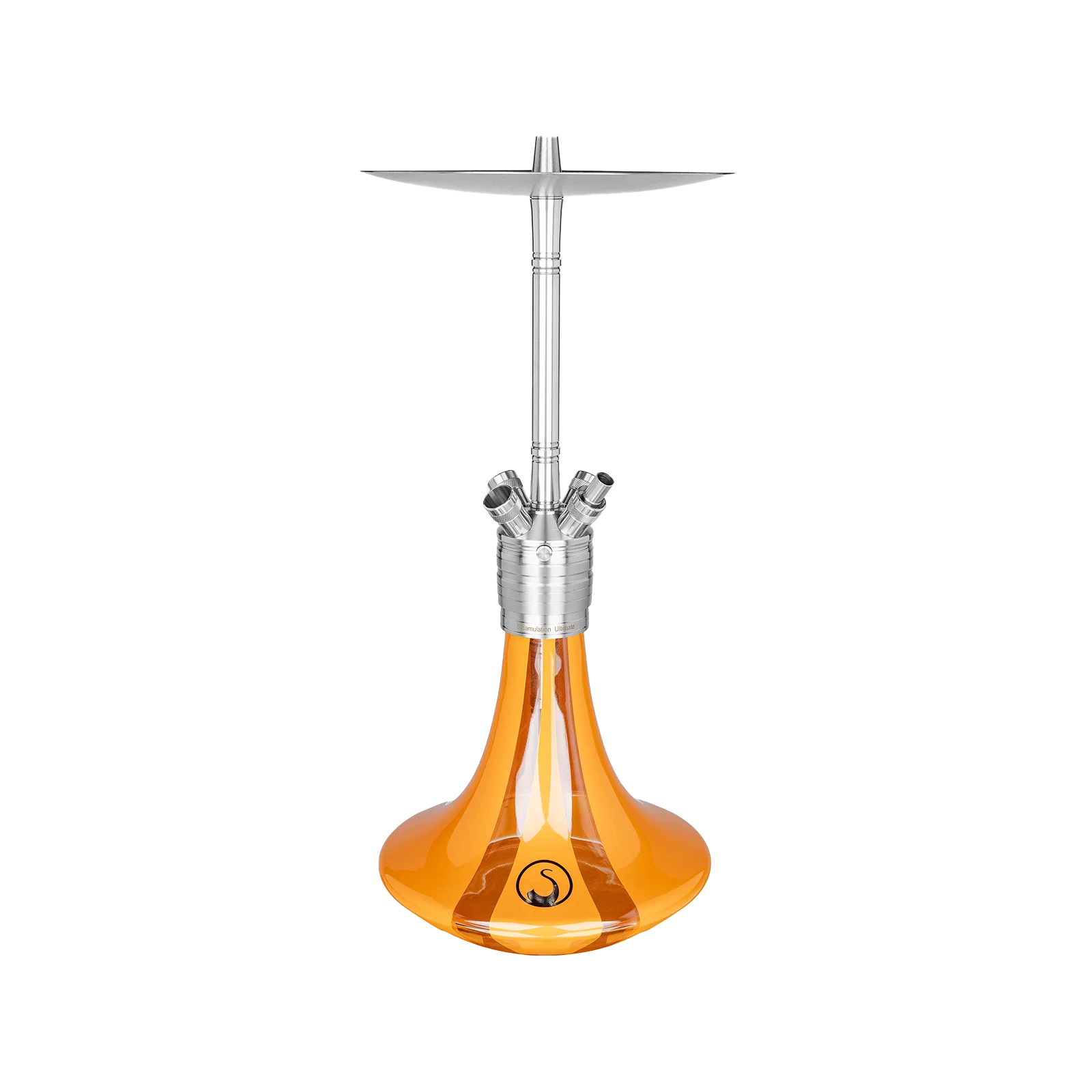 Steamulation Gen. III Orange Metallic Shisha – Premium 4-Schlauch Wasserpfeife 1
