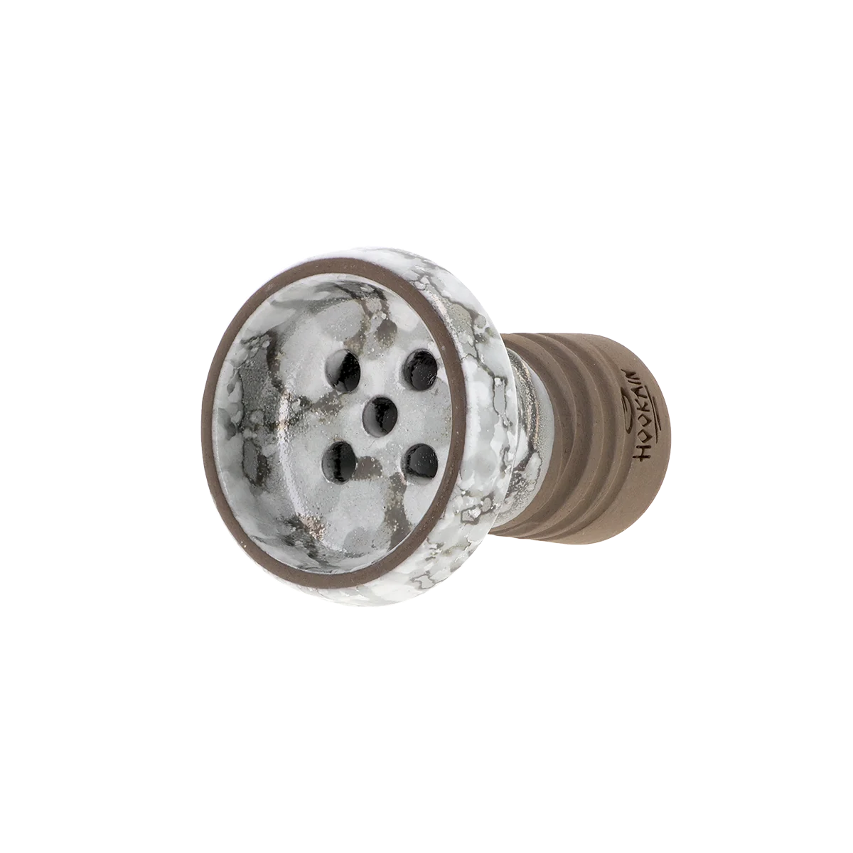 Drip Bowl V2 5 Hole Cracked Silver | Handgefertigte 2