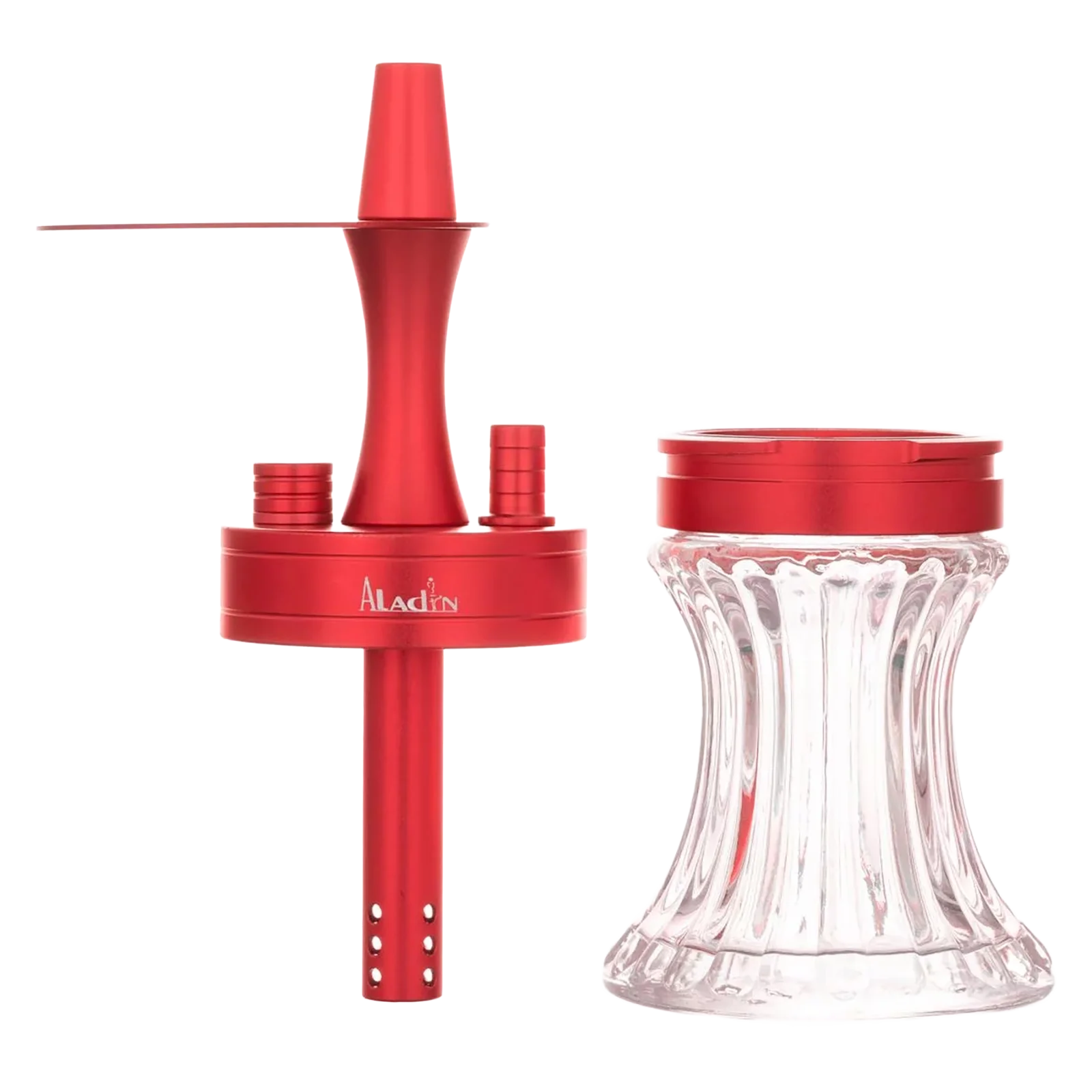 Aladin 2GO Aluminium Rot – Kompakte Reiseshisha 23 cm2