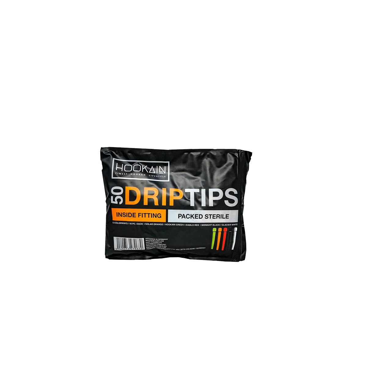 Hookain - Drip Tips - Hygiene Mouthpieces - 50 Stk.