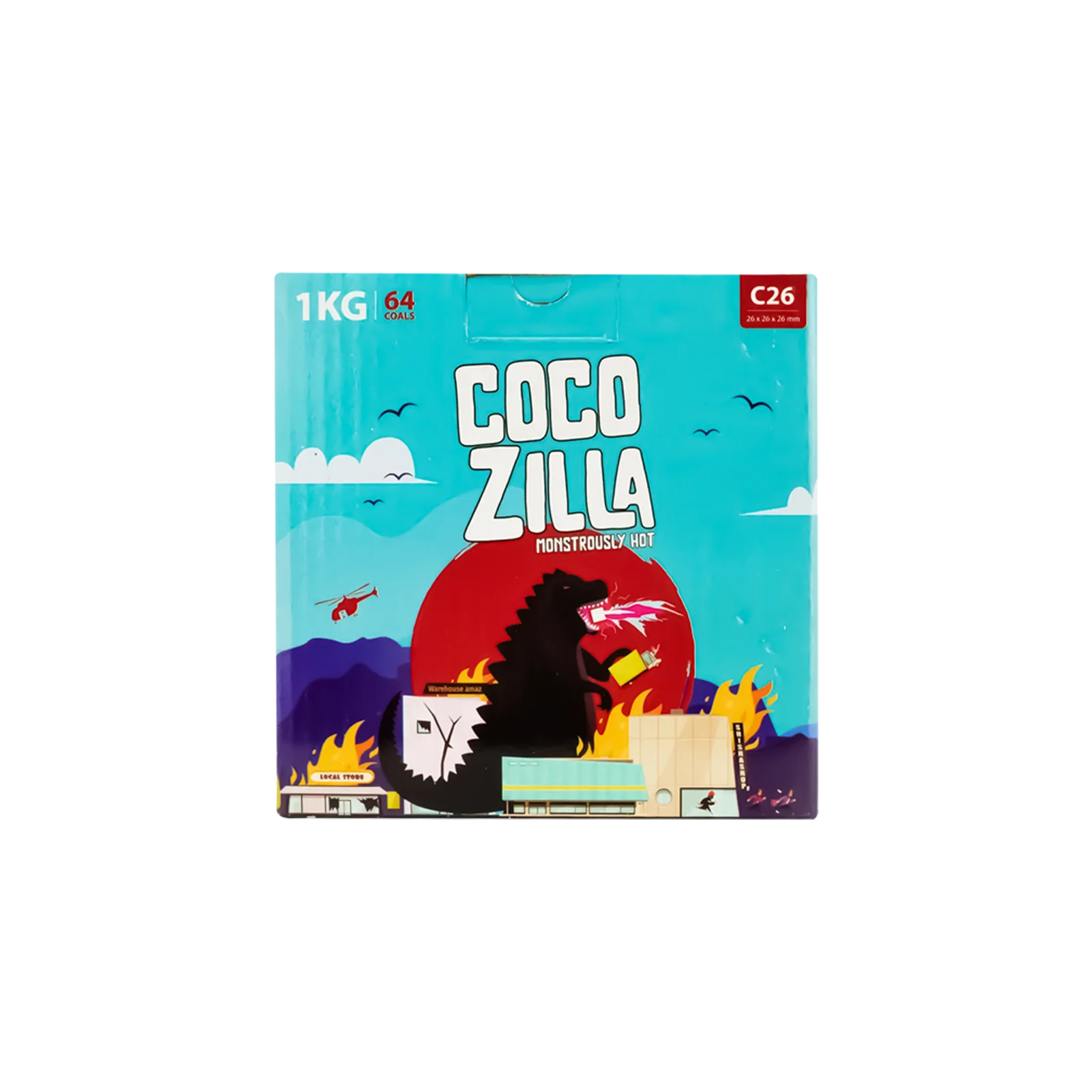 Cocozilla C26 Naturkohle 1 Kg | Shisha Kohle g&uuml;nstig online 2