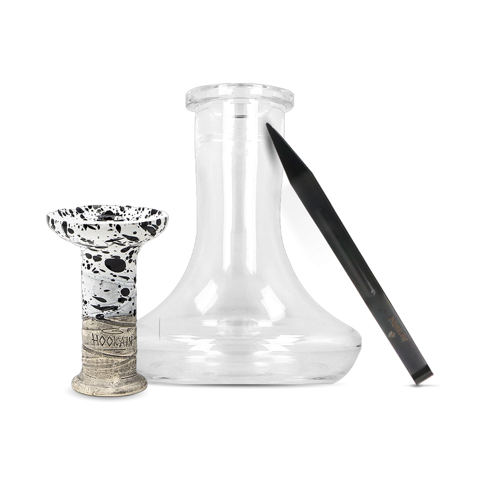 Bundle - Shisha Bowl mit Shisha Kopf und Zange 2