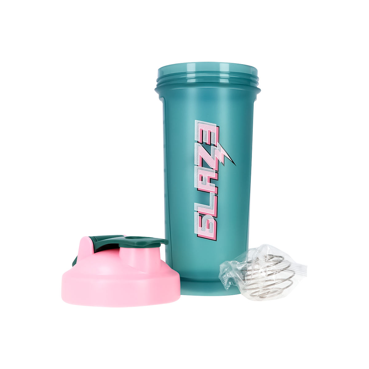 Hookain Shaker Aqua Pink Pop – Protein Shaker 600 ml mit Edelstahlkugel & Logo 3 Hookain Shaker Aqua Pink Pop – Protein Shaker 600 ml mit Edelstahlkugel & Logo 3