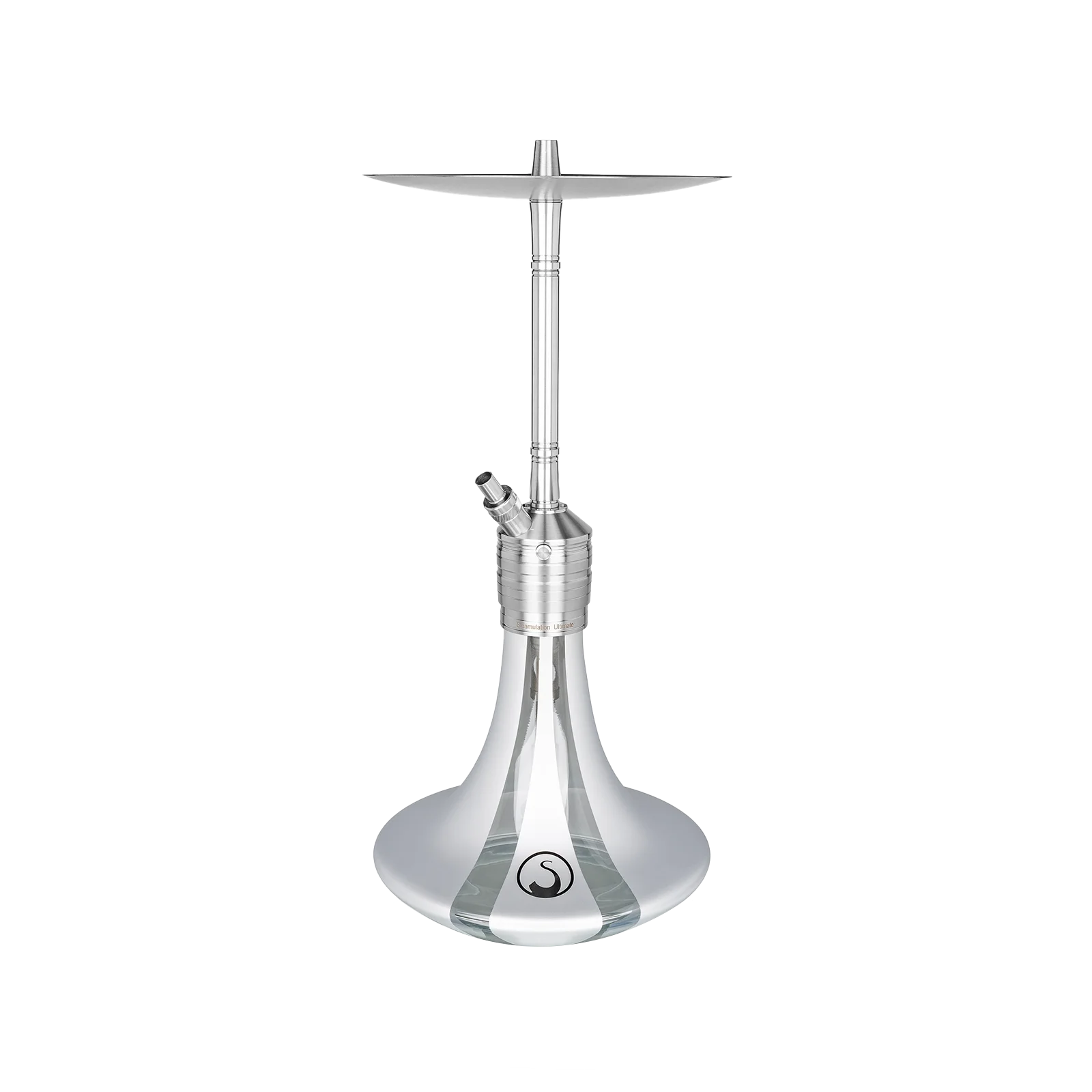 Steamulation Ultimate One Gen. III Silver Matt Metallic – Profi-Shisha mit 1 Anschluss & Top-Features 1