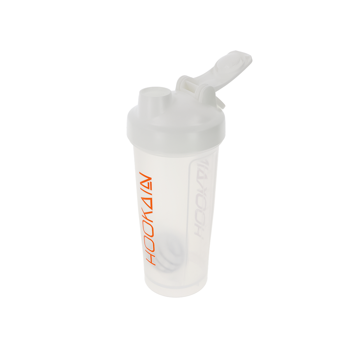 Hookain Shaker White Orange – Protein Shaker 600 ml mit Edelstahlkugel & UV-Logo 4 Hookain Shaker White Orange – Protein Shaker 600 ml mit Edelstahlkugel & UV-Logo 4