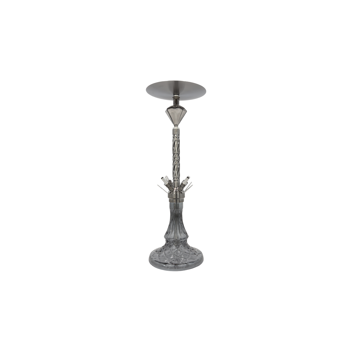 Diamond Hookah - Huracann 11.00 - Silver